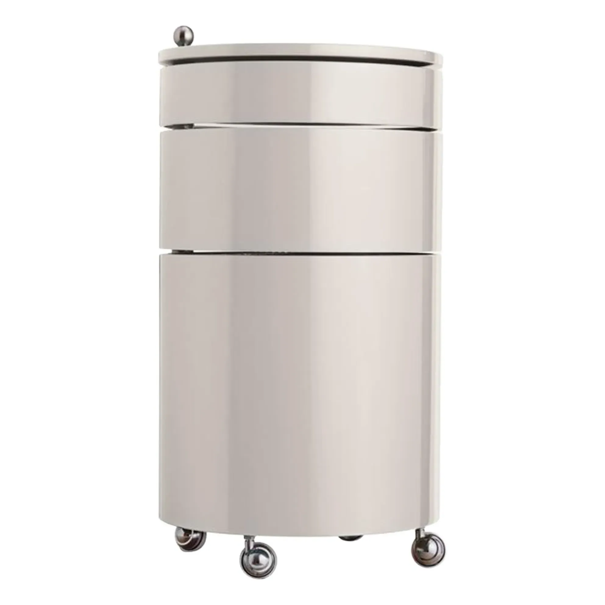 Barboy Mobile Storage Unit - Cream, Wood product
