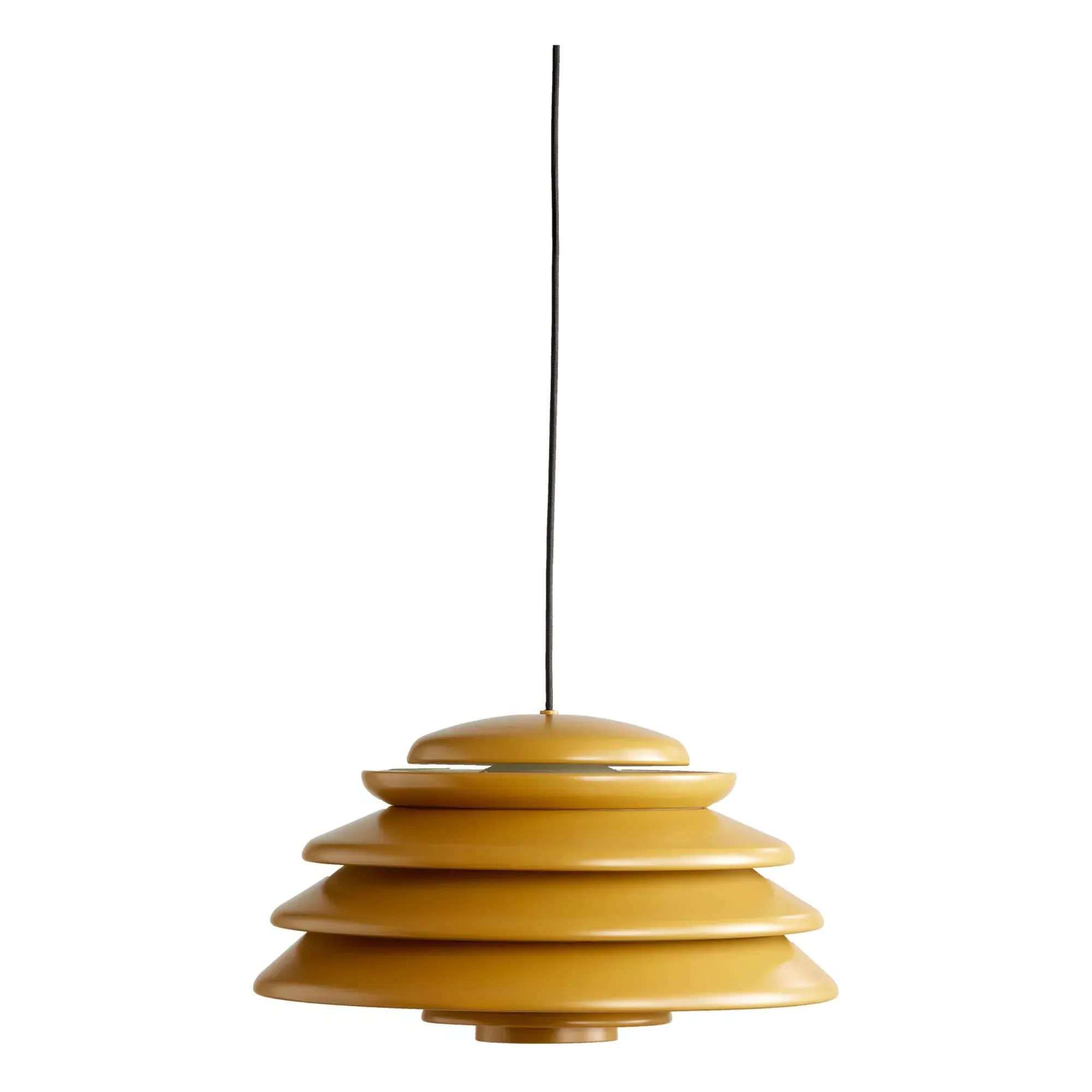 Hive Verner Panton Pendant Lamp - Mustard, Aluminium product