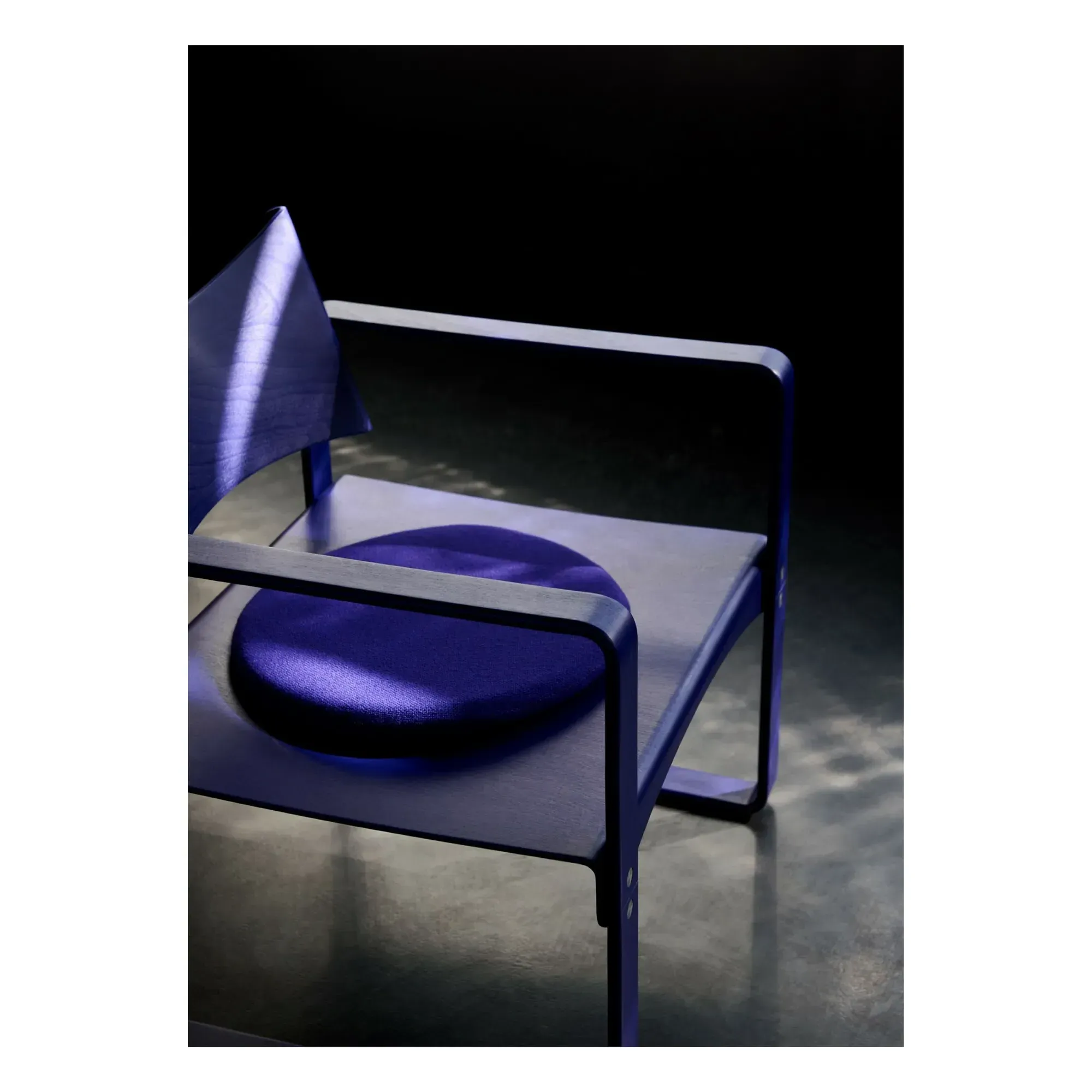 Series 270 F Seat Cushion - Blue, Fabric alternate view