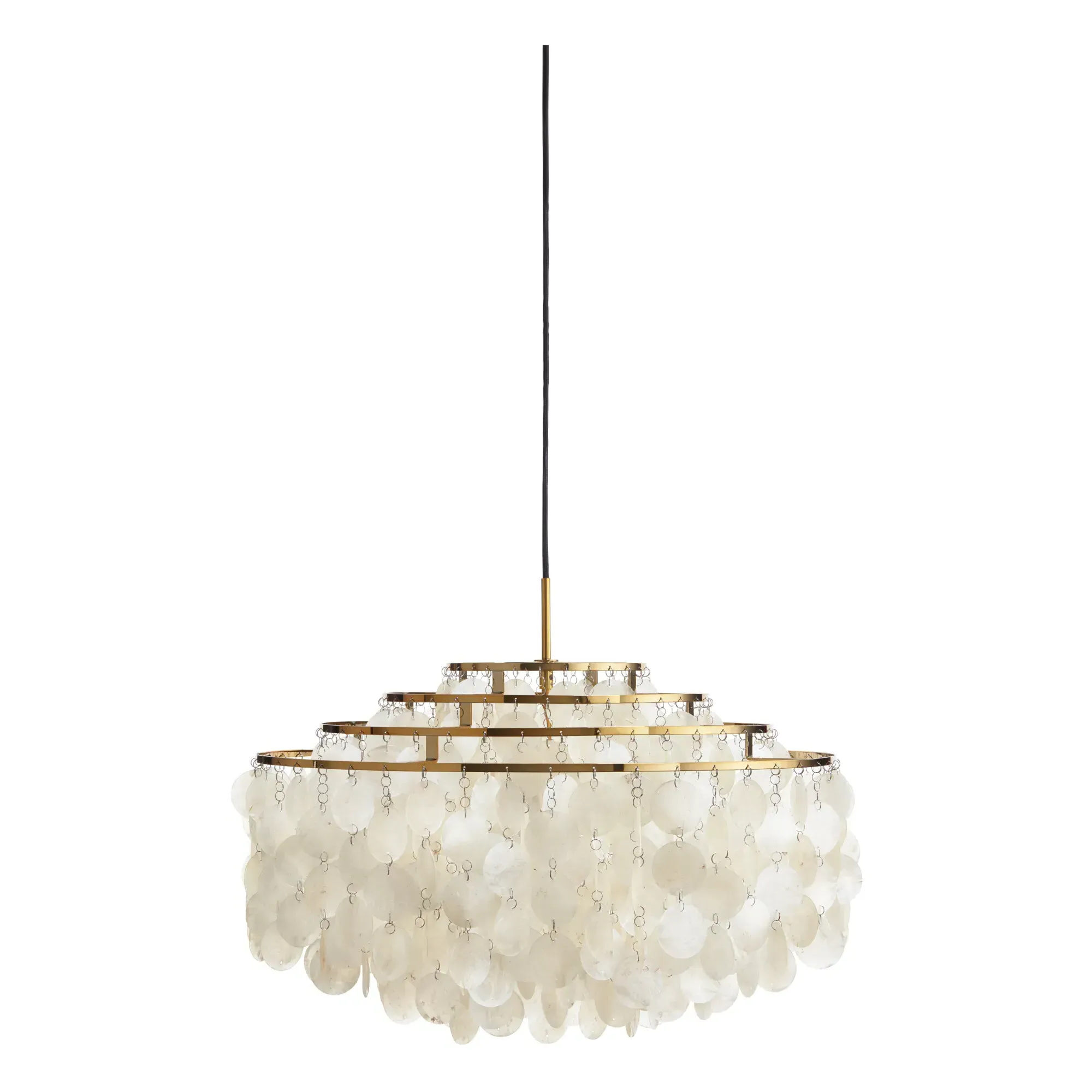 Verner Panton Fun 10DM Pendant Lamp - Brass, Mother-of-Pearl product