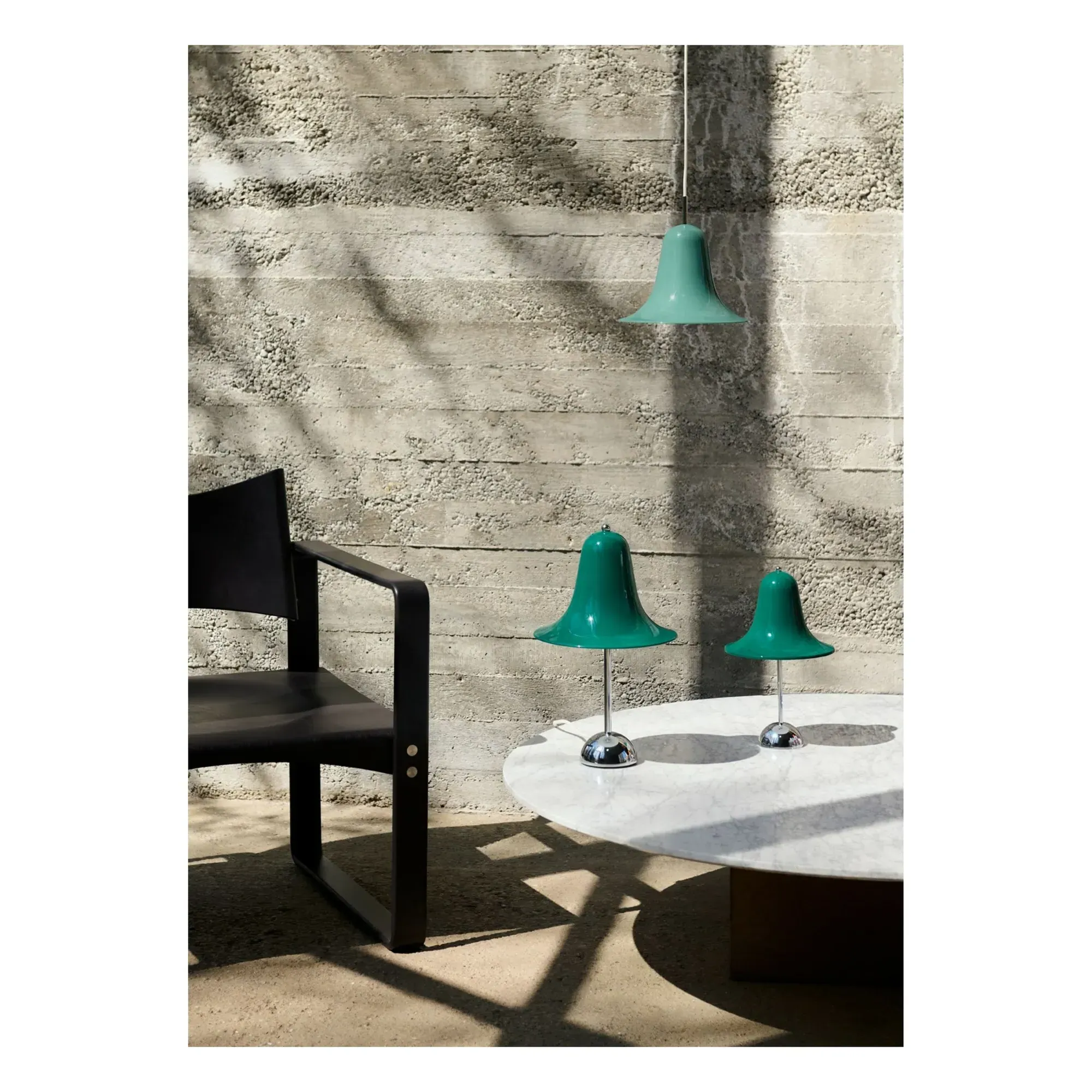 Verner Panton Pantop Pendant Light - Green, Metal alternate view