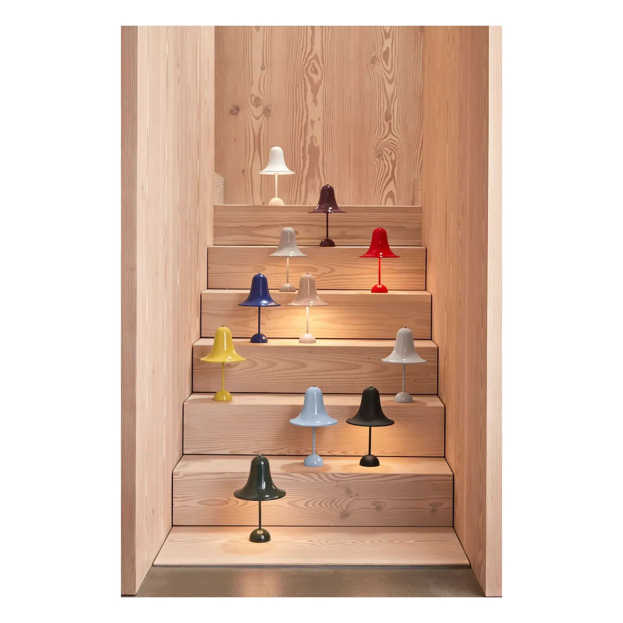 Verner Panton Pantop Portable Lamp - Blue, Polycarbonate alternate view