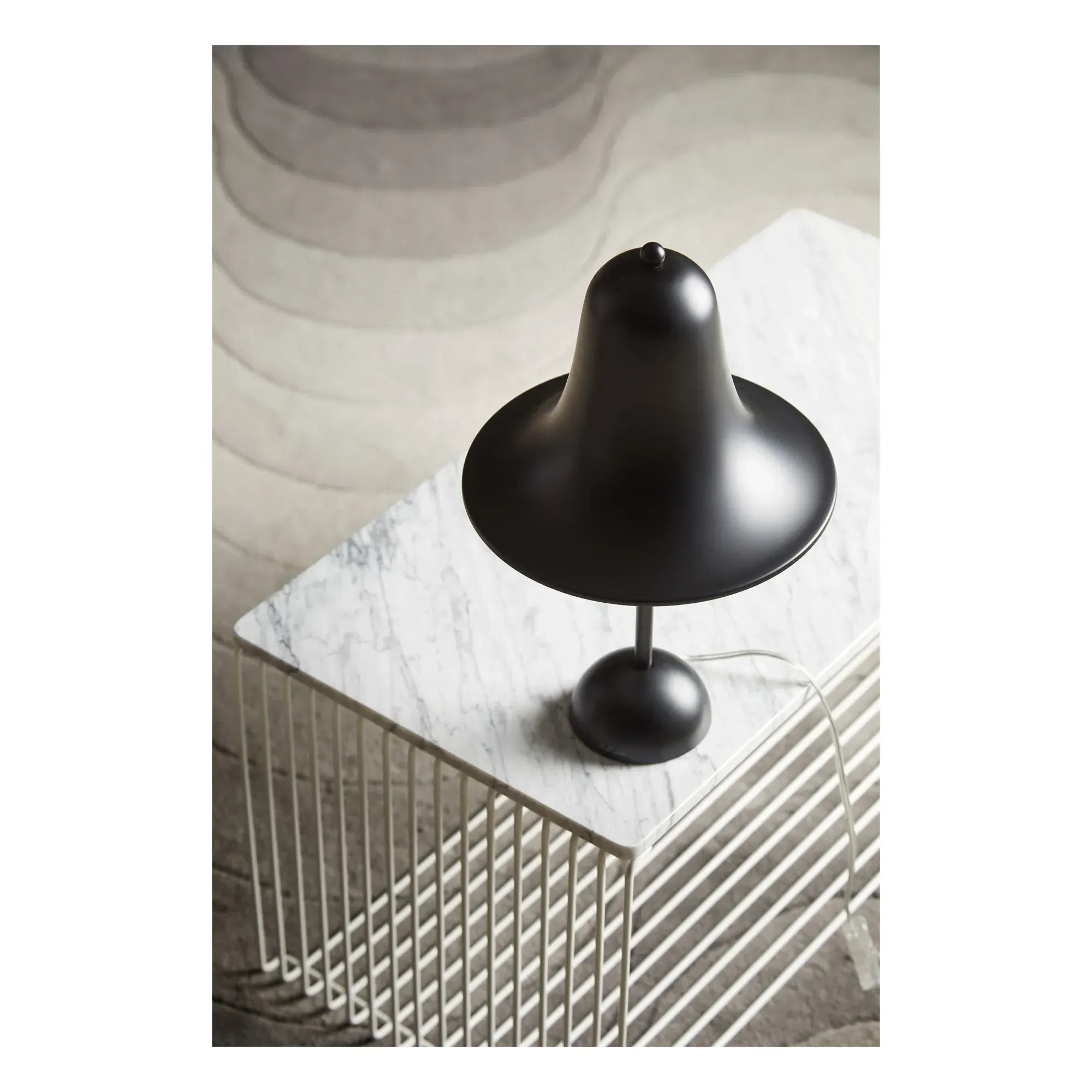 Verner Panton Pantop Table Lamp - Black, Metal alternate view