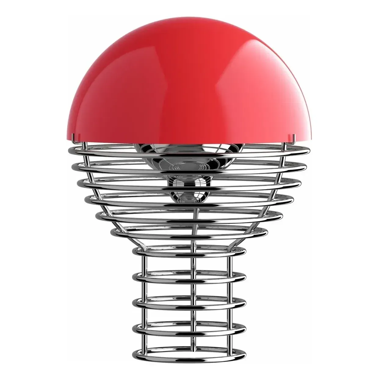 Verner Panton Wire Nomad Portable Table Lamp - Red product