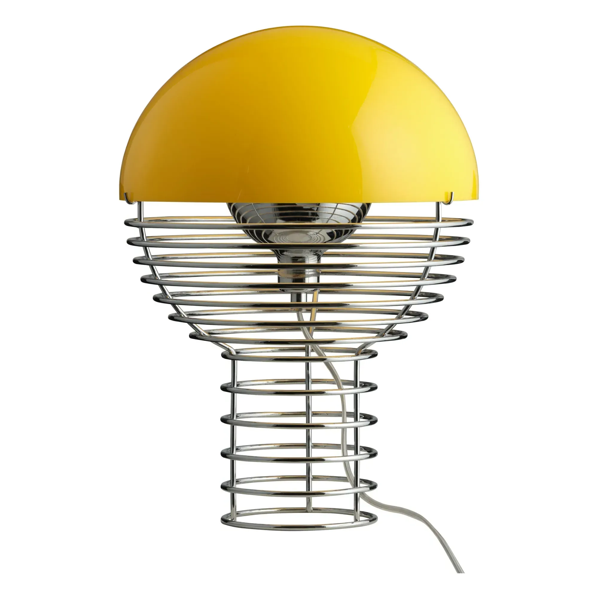 Verner Panton Wire Table Lamp - Yellow, Steel product