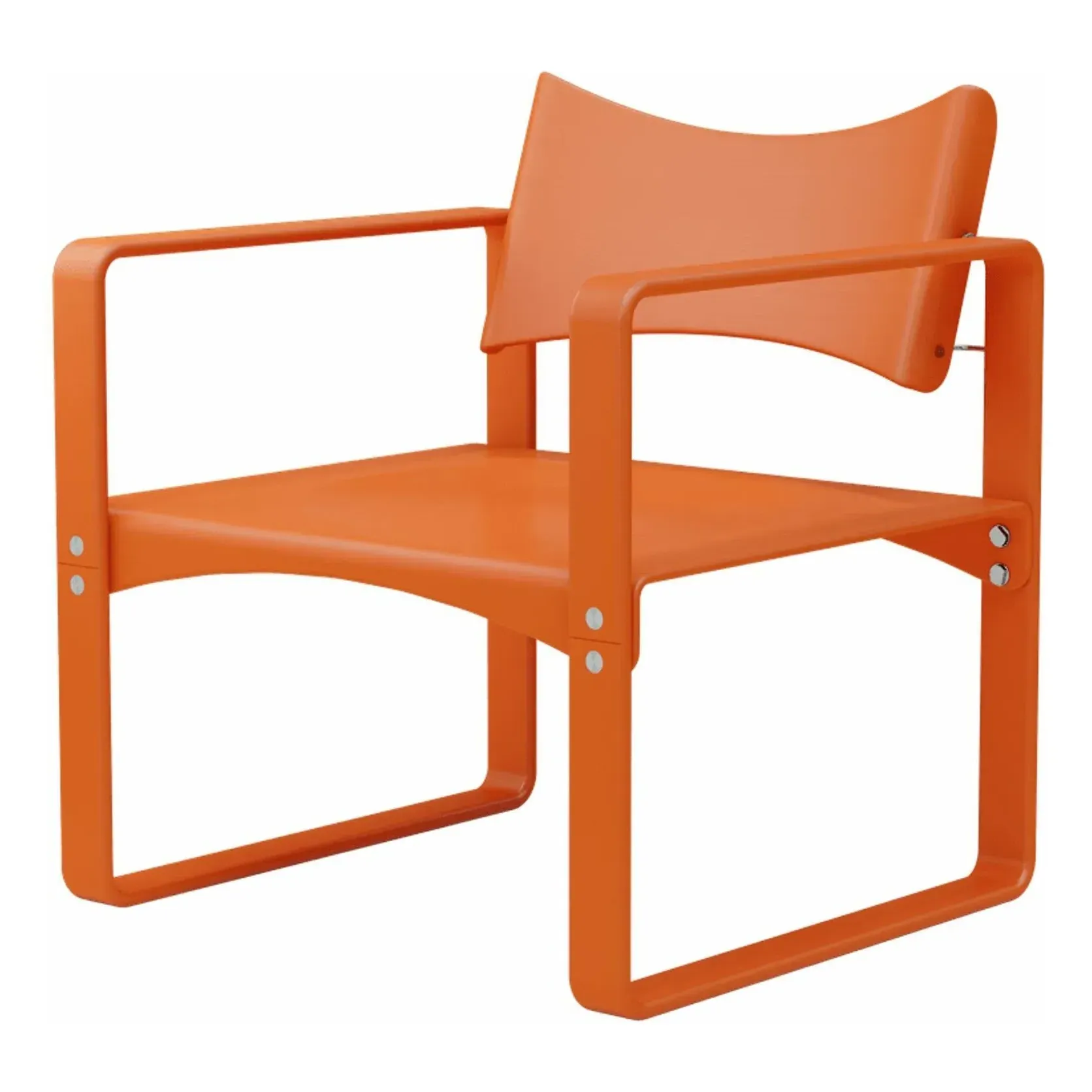 Verpan Series 270 F Armchair - Orange, Wood product