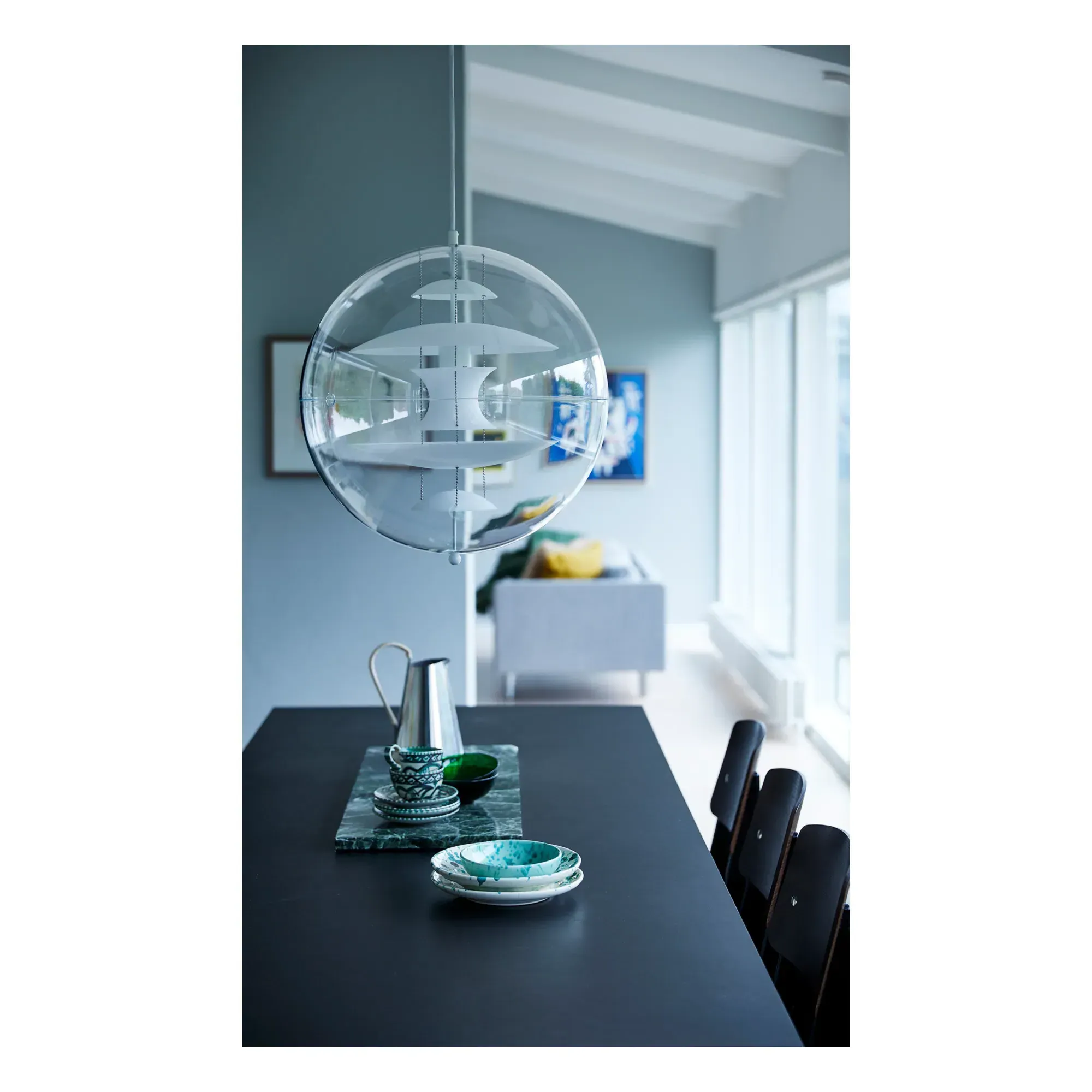 VP Globe Glass Pendant Lamp - Transparent, Acrylic alternate view