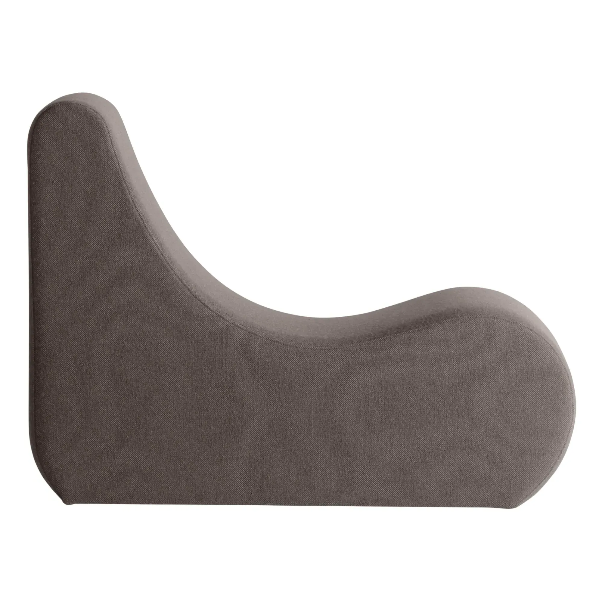 Welle 2 Lounge Chair - Dark Grey, Wool alternate view