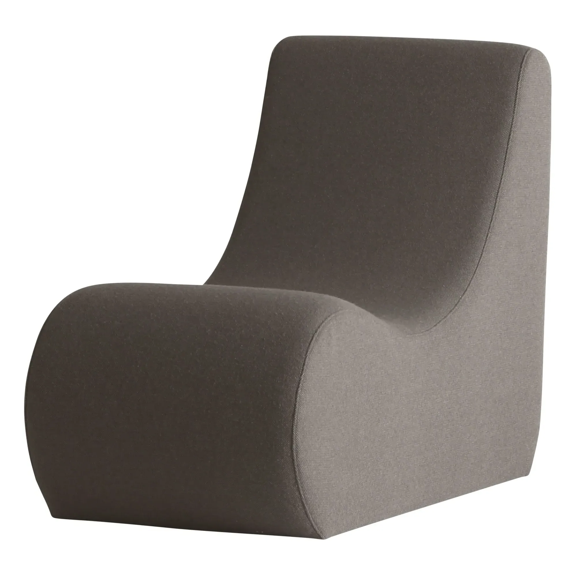 Welle 2 Lounge Chair - Dark Grey, Wool product