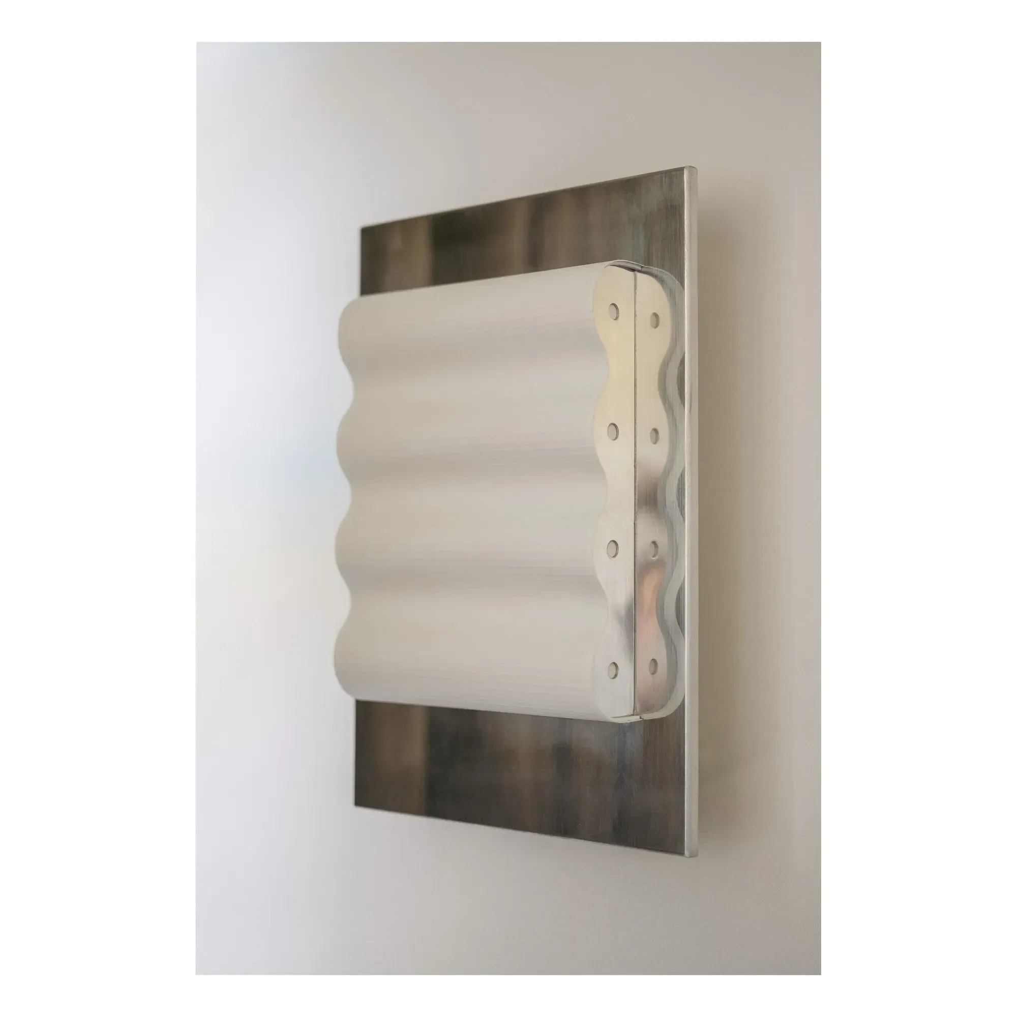 Frame Wave Wall Lamp - Silver, Aluminium product