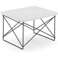 Charles & Ray Eames LTR Occasional Table - White, Marble alternate view