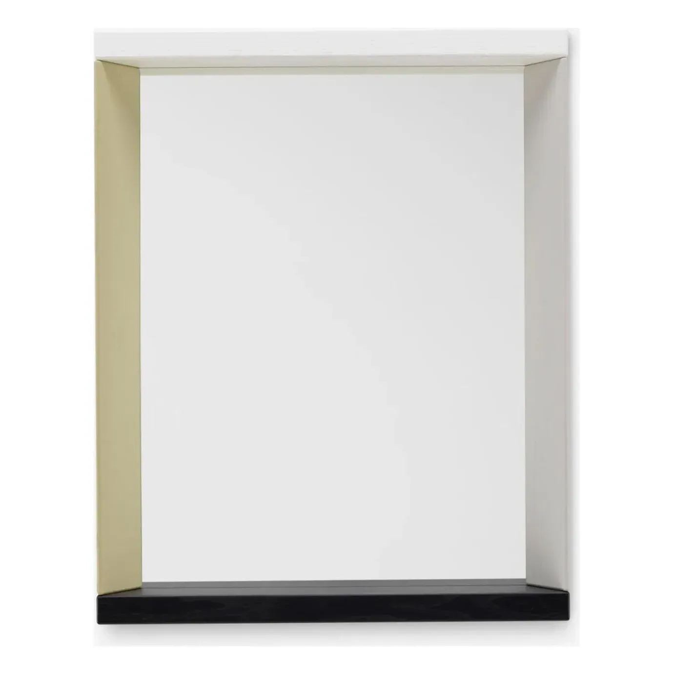 Colour Frame Julie Richoz Wall Mirror with Shelf - Grey, Ash Wood product