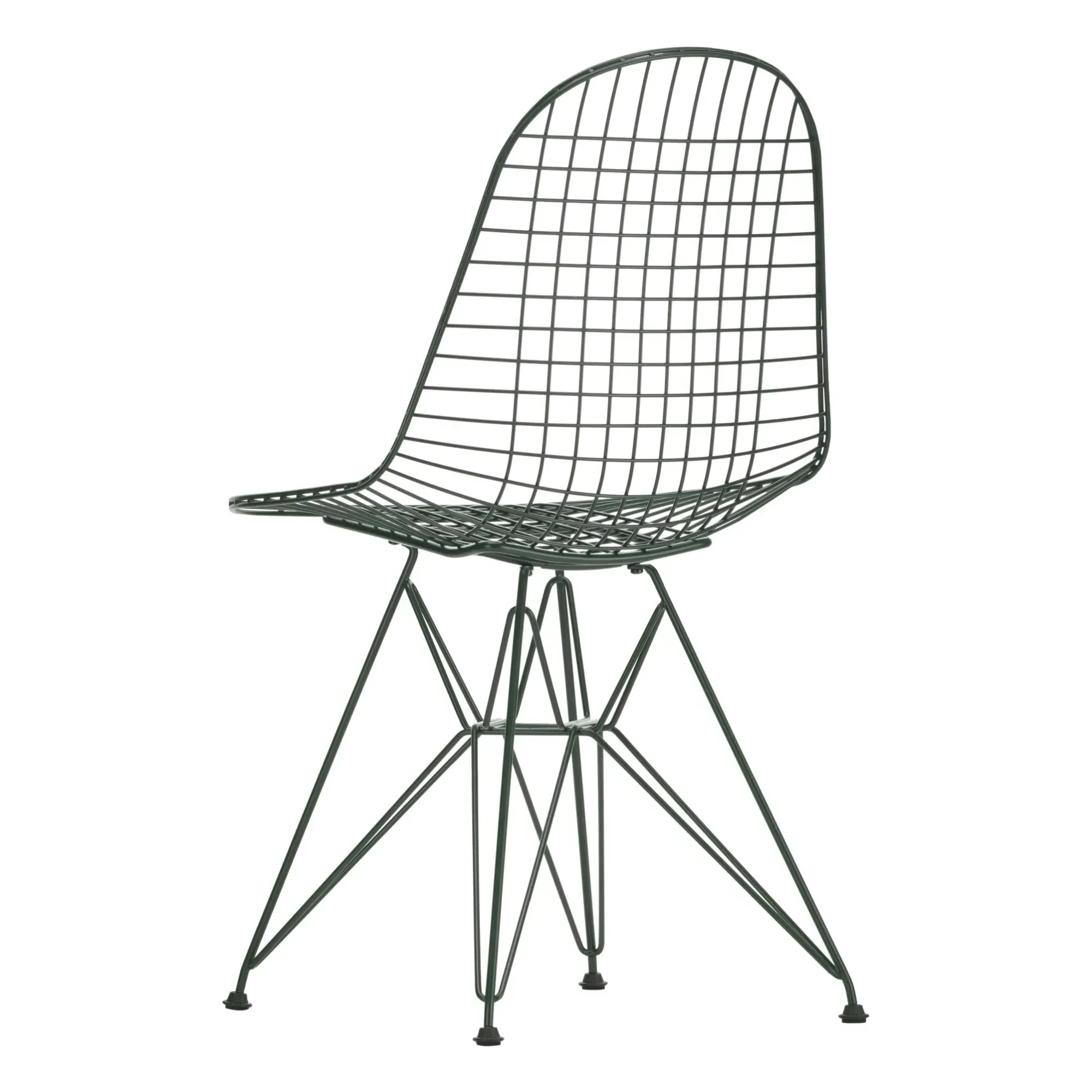 DKR Wire Chair by Charles & Ray Eames - Dark Green, Steel alternate view