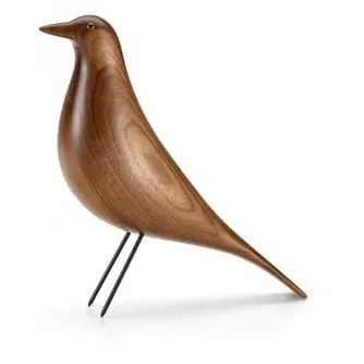 Eames House Bird Decorative Figure - Walnut, Steel product