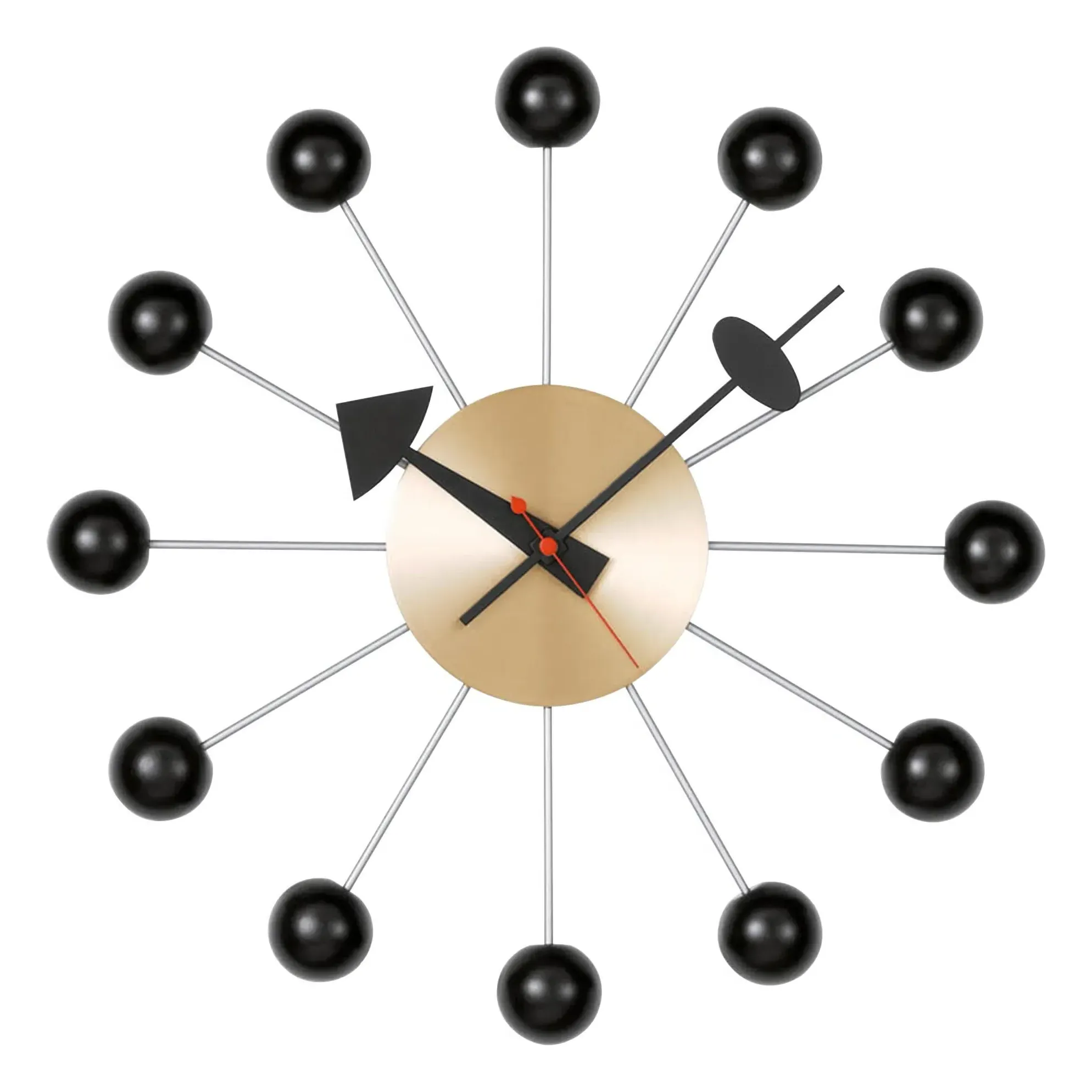 George Nelson Ball Clock Wall Clock - Black product