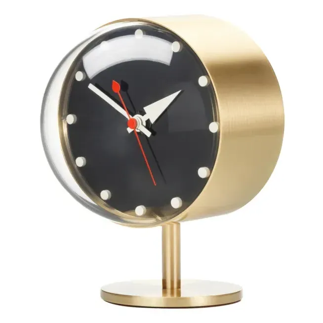George Nelson Office Clock - Gold, Brass product