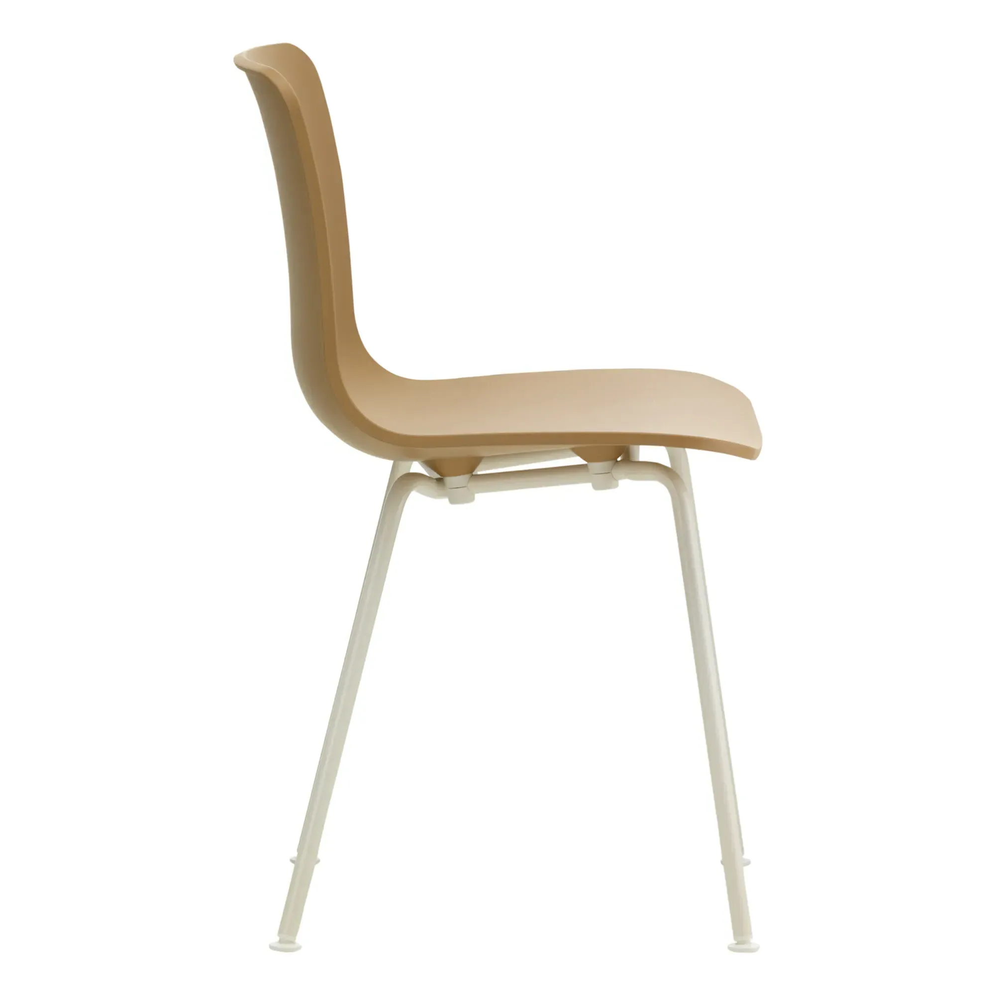 Hal RE Tube Chair by Jasper Morrison - Ochre, Recycled Polypropylene alternate view