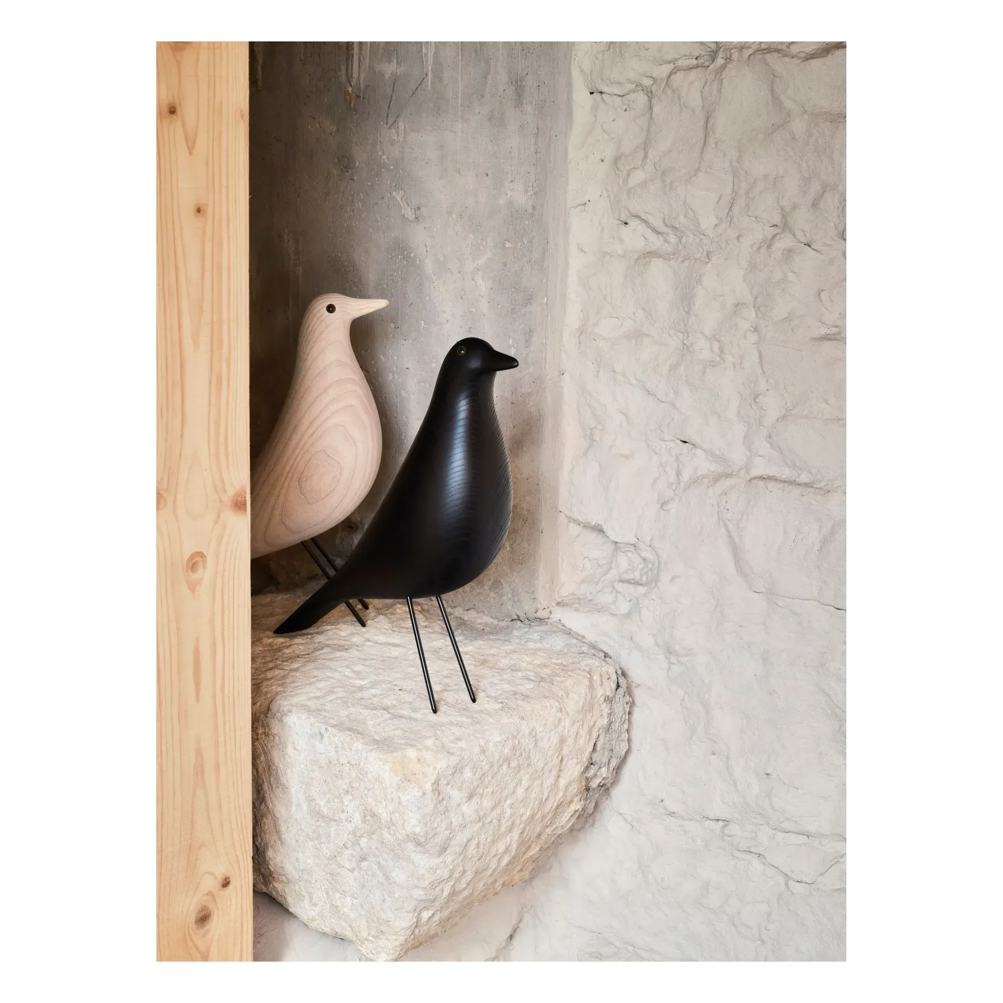 House Bird Decorative Bird Sculpture - Black Ash, Wood alternate view