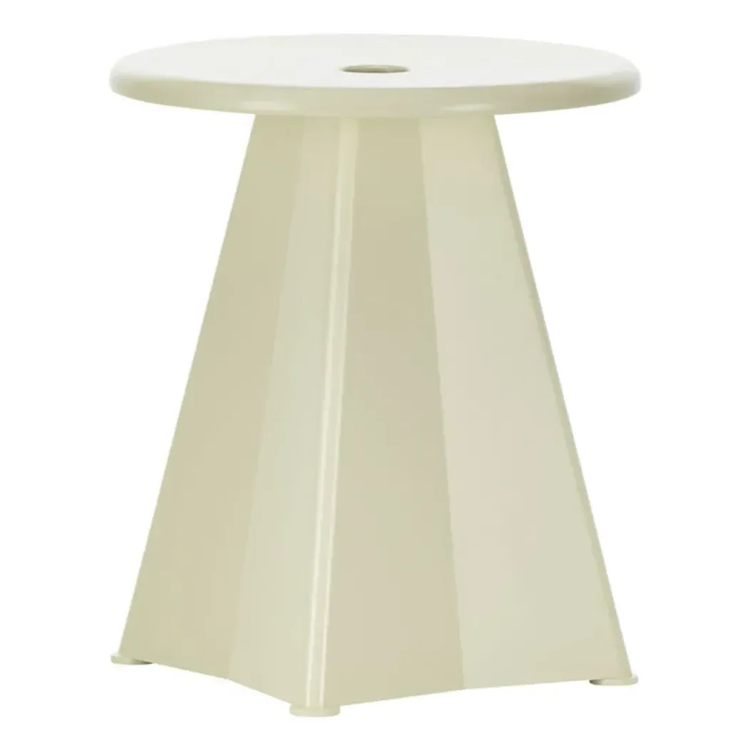 Jean Prouvé Metal Stool - White, Steel product