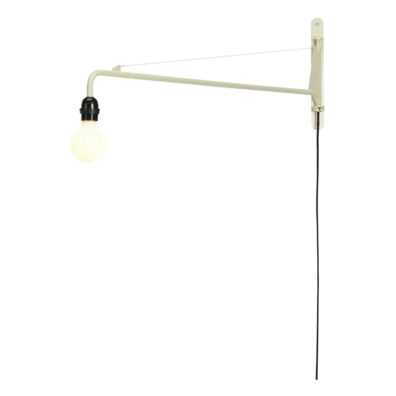 Jean Prouvé Petite Potence Wall Lamp - White, Steel product