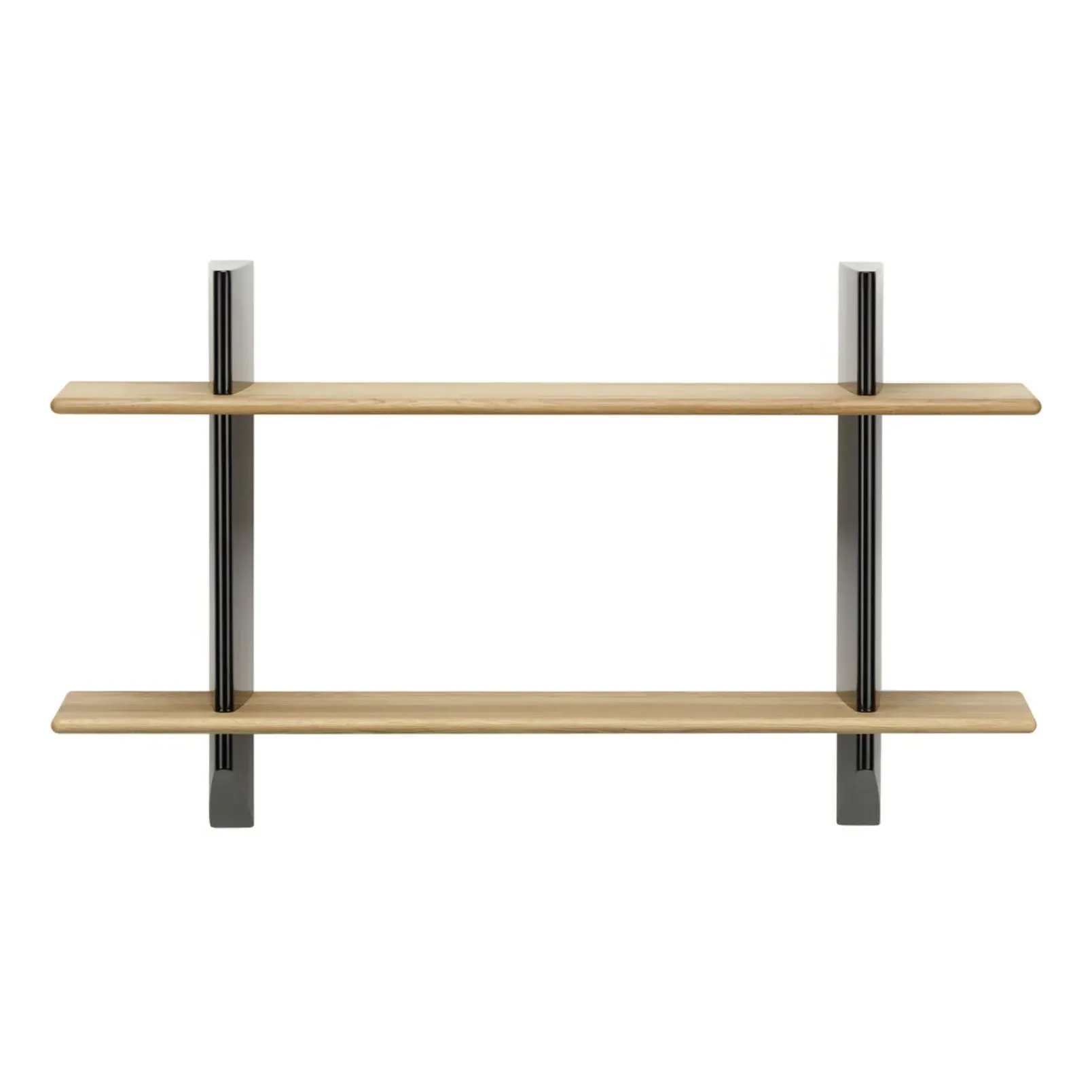 Jean Prouvé Rayonnage Mural Wall-Mounted Shelving - Black, Oak product