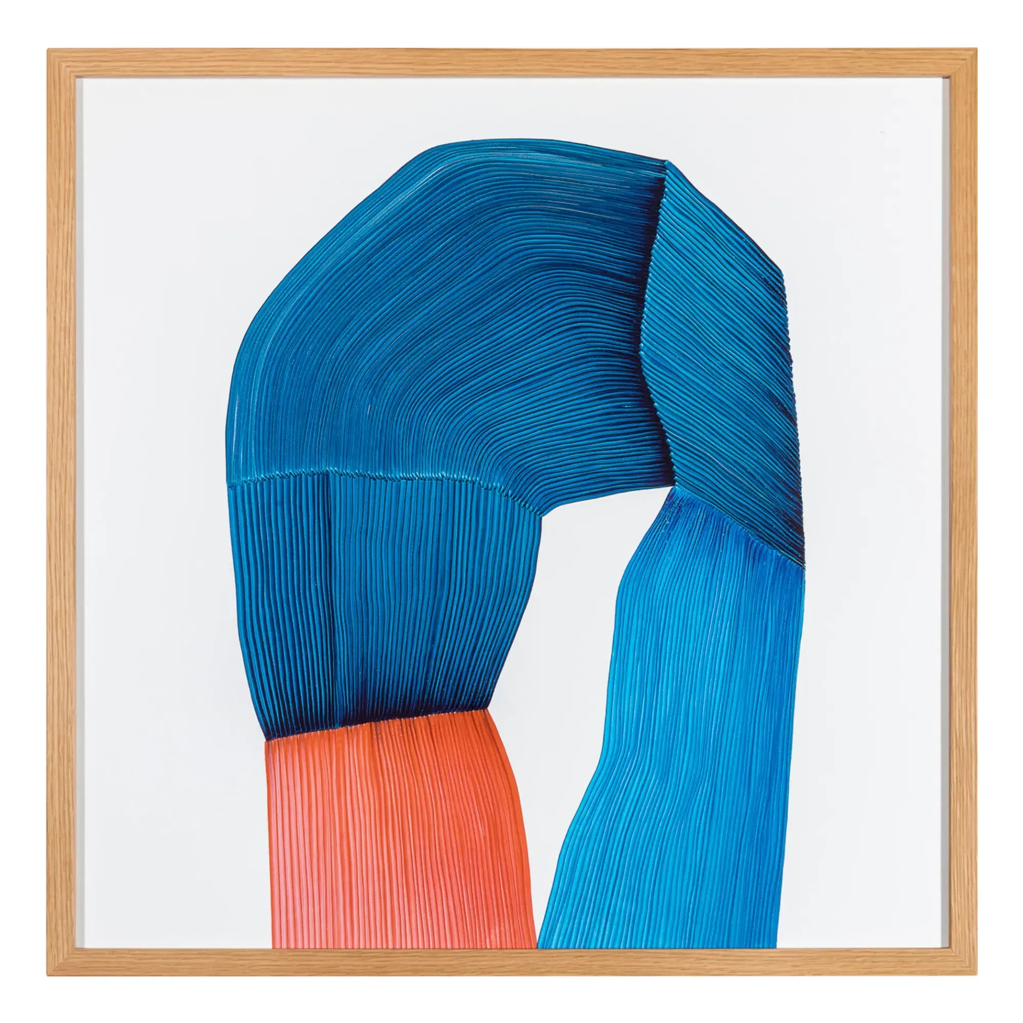 Ronan Bouroullec Square Art Poster - Blue alternate view