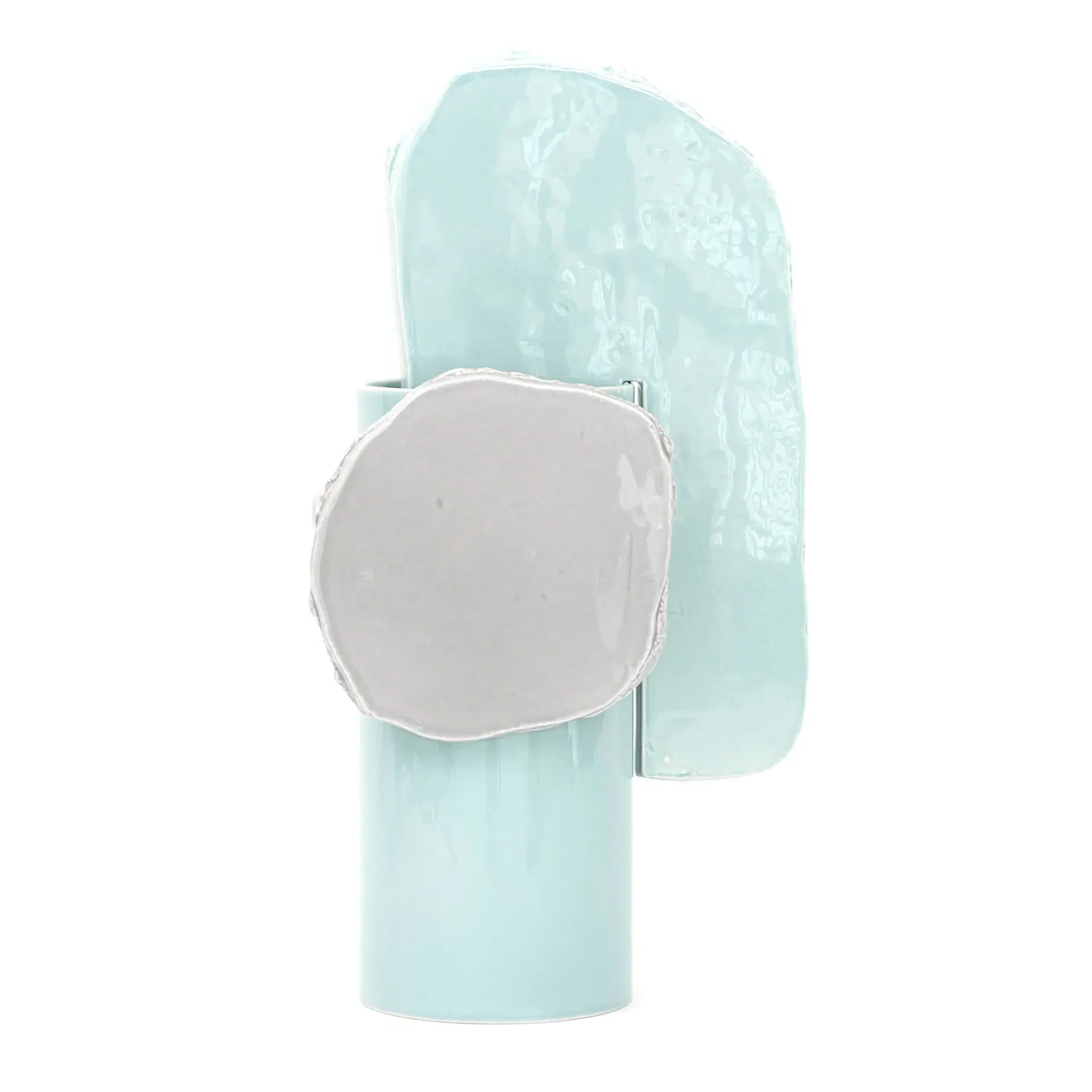 Ronan & Erwan Bouroullec Découpage Leaf Vase - Ice Blue, Ceramic product