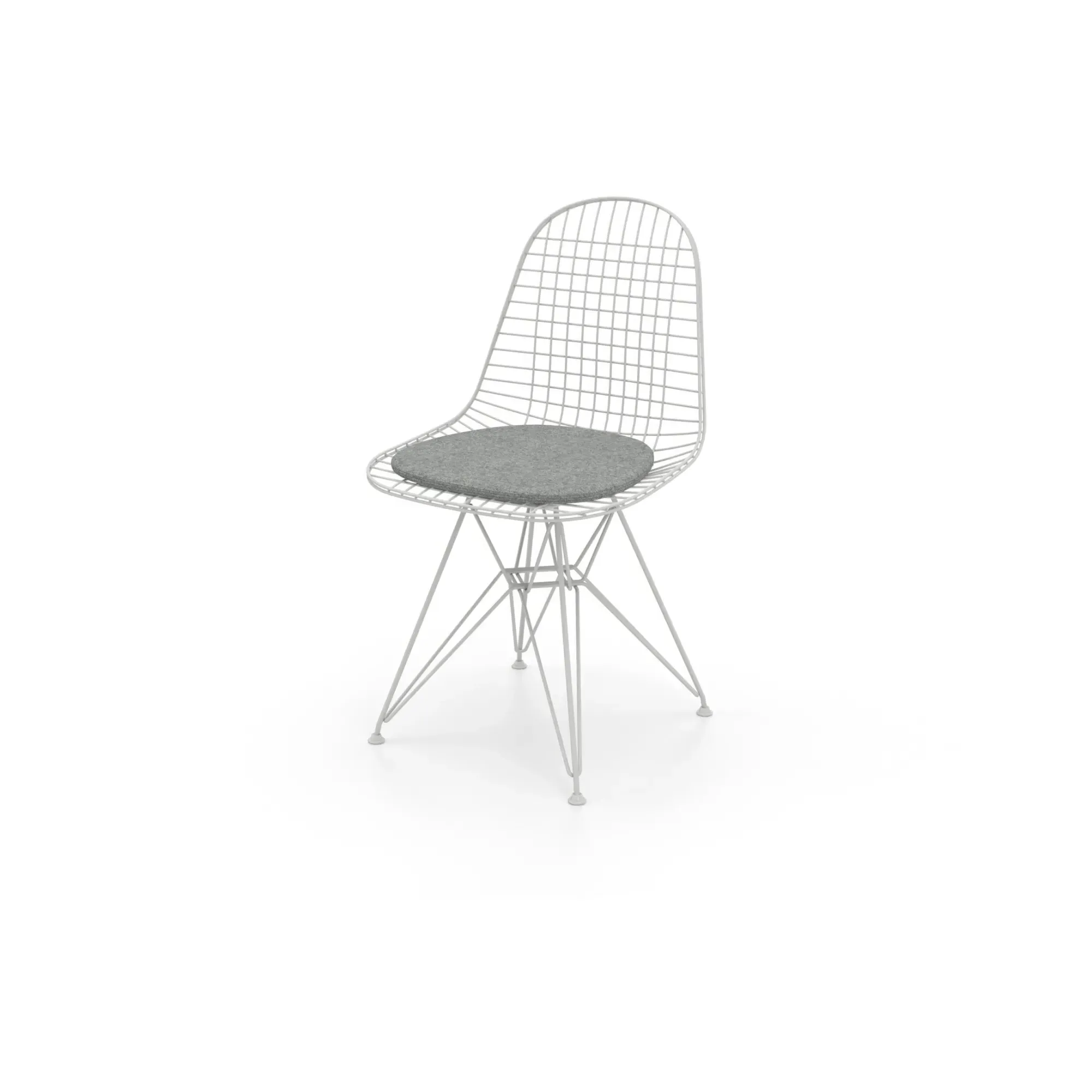 Soft Seats Type B Chair Seat Cushion - Light Grey, Polyester alternate view