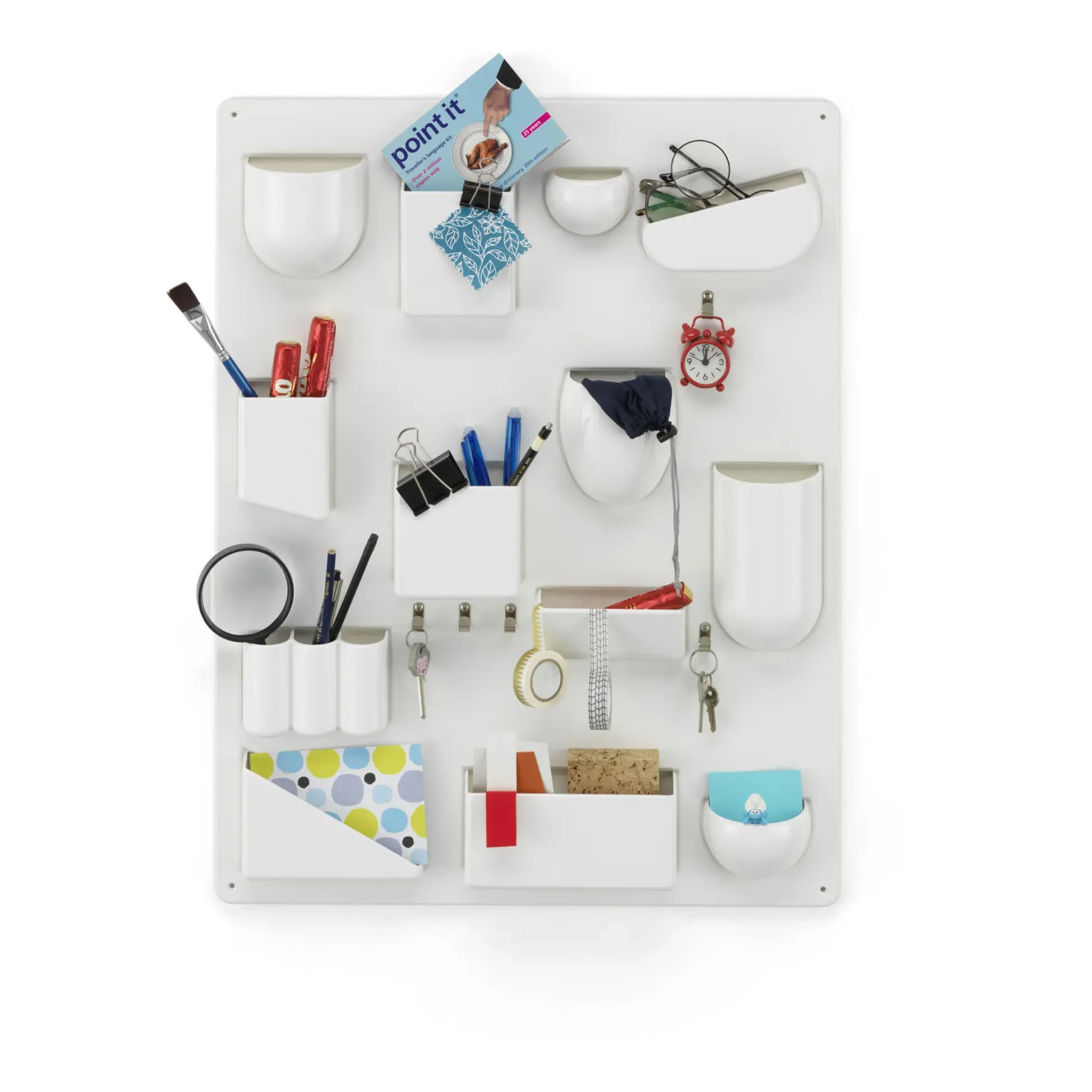 Uten Silo RE II Wall Storage by Dorothee Becker - White, ABS Plastic alternate view