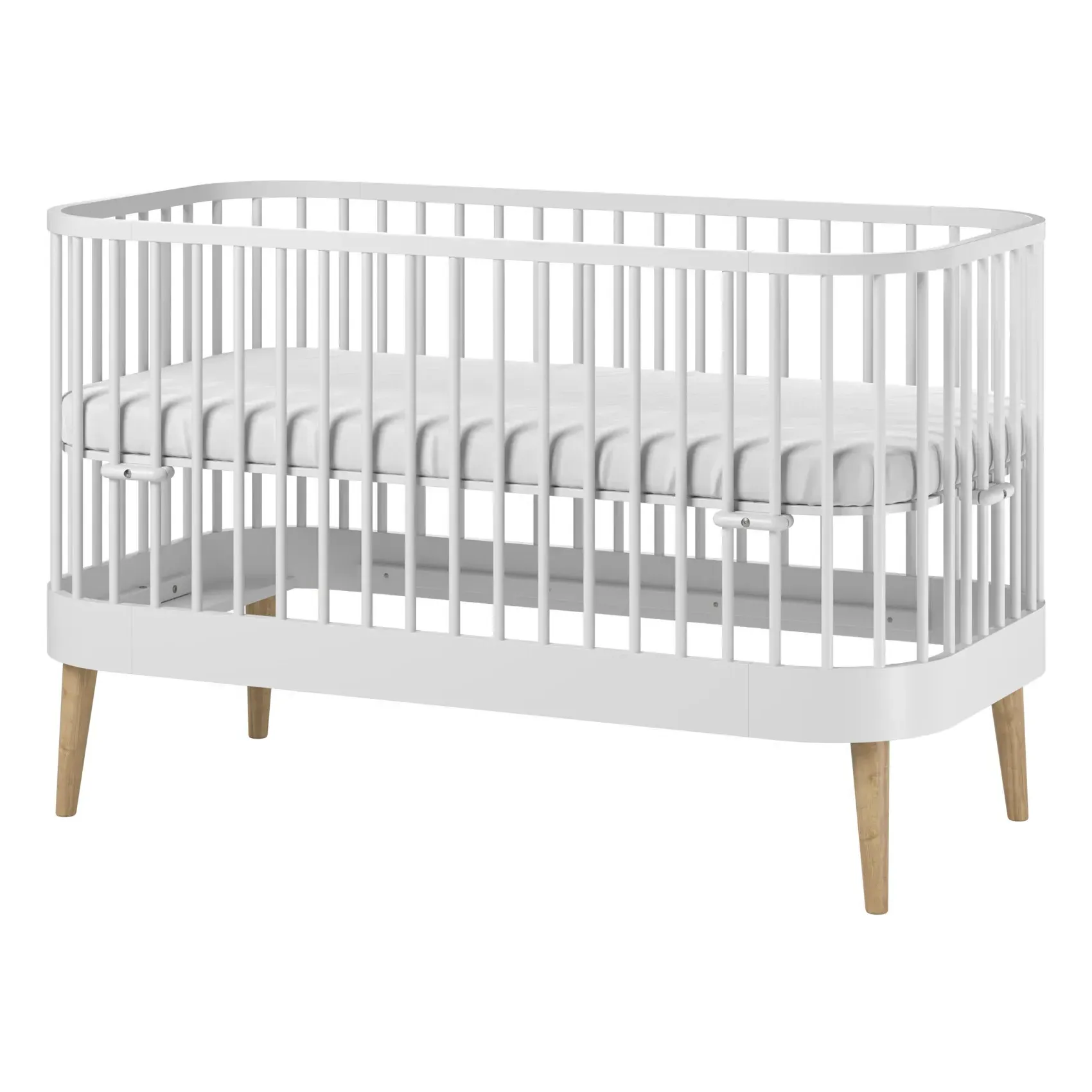 Paris Convertible Cot - White product