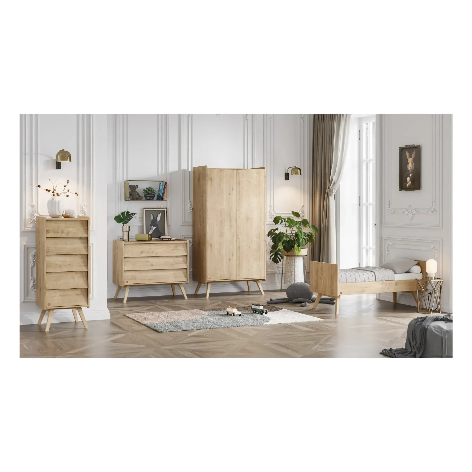 Vintage Chest of Drawers - Oak alternate view
