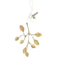 Hanging Branch Decoration - Brass alternate view