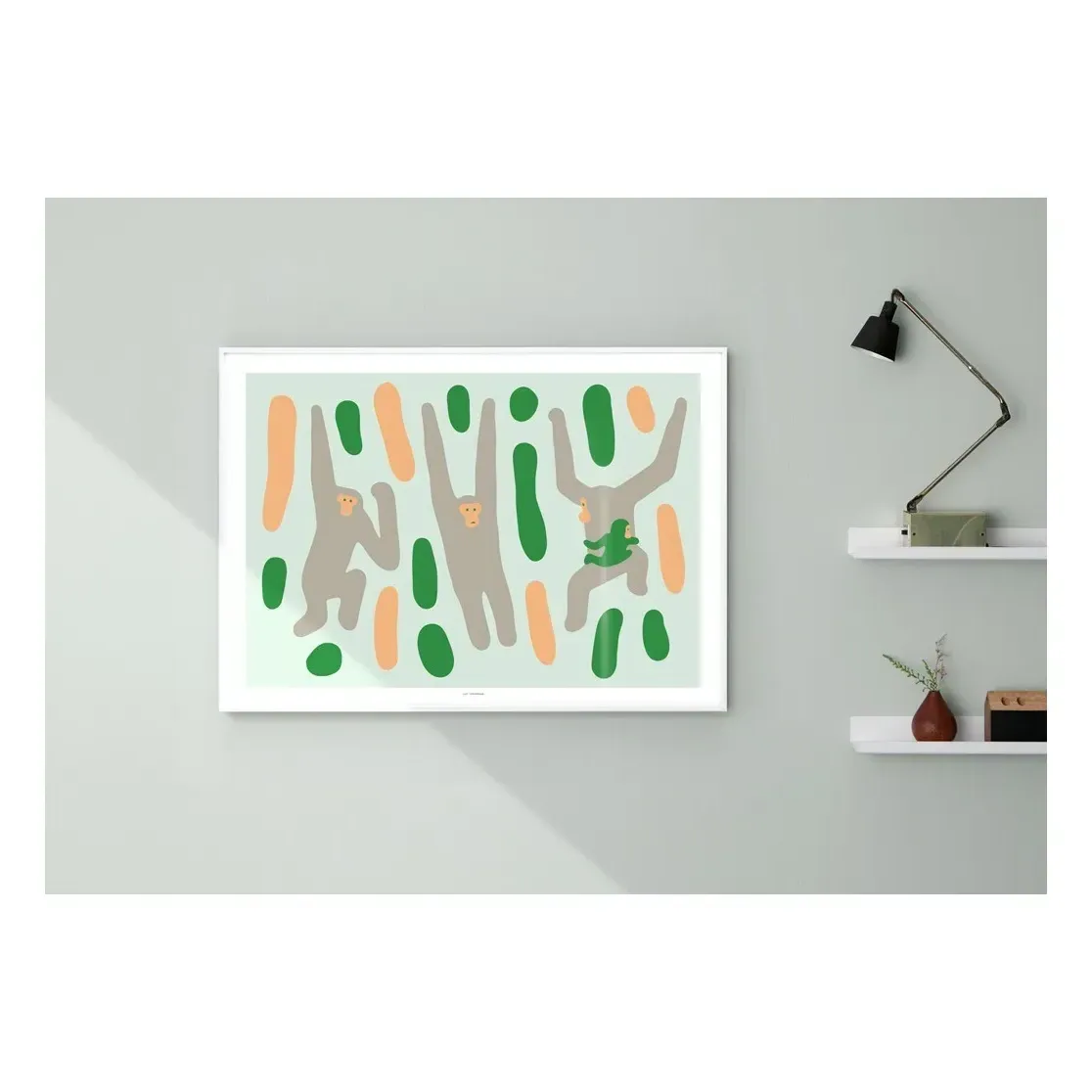 Kim Hangeol & Lee Hyuna Monkeys Poster - Multicoloured, Paper alternate view
