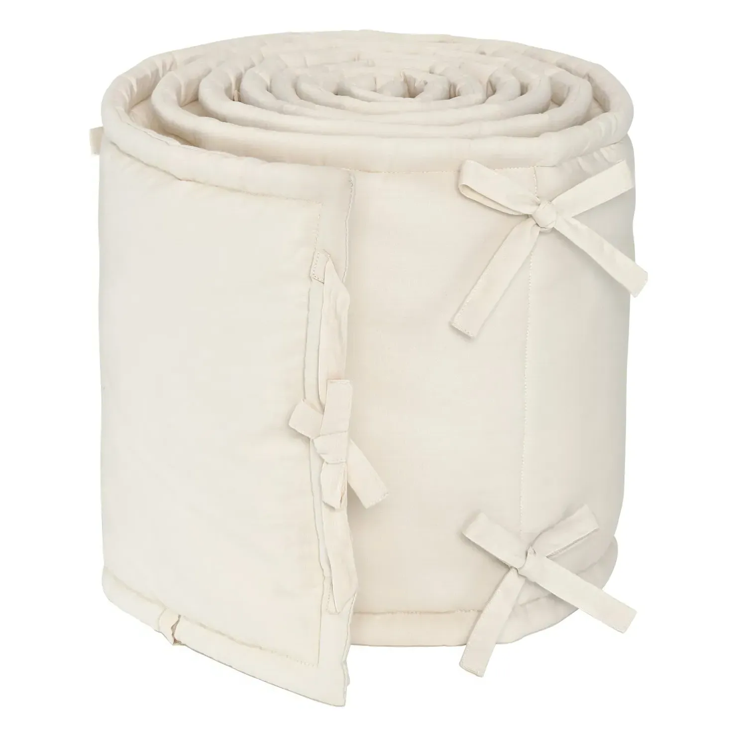 Nature Baby Bed Crib Bumper - Sand, Organic Cotton product