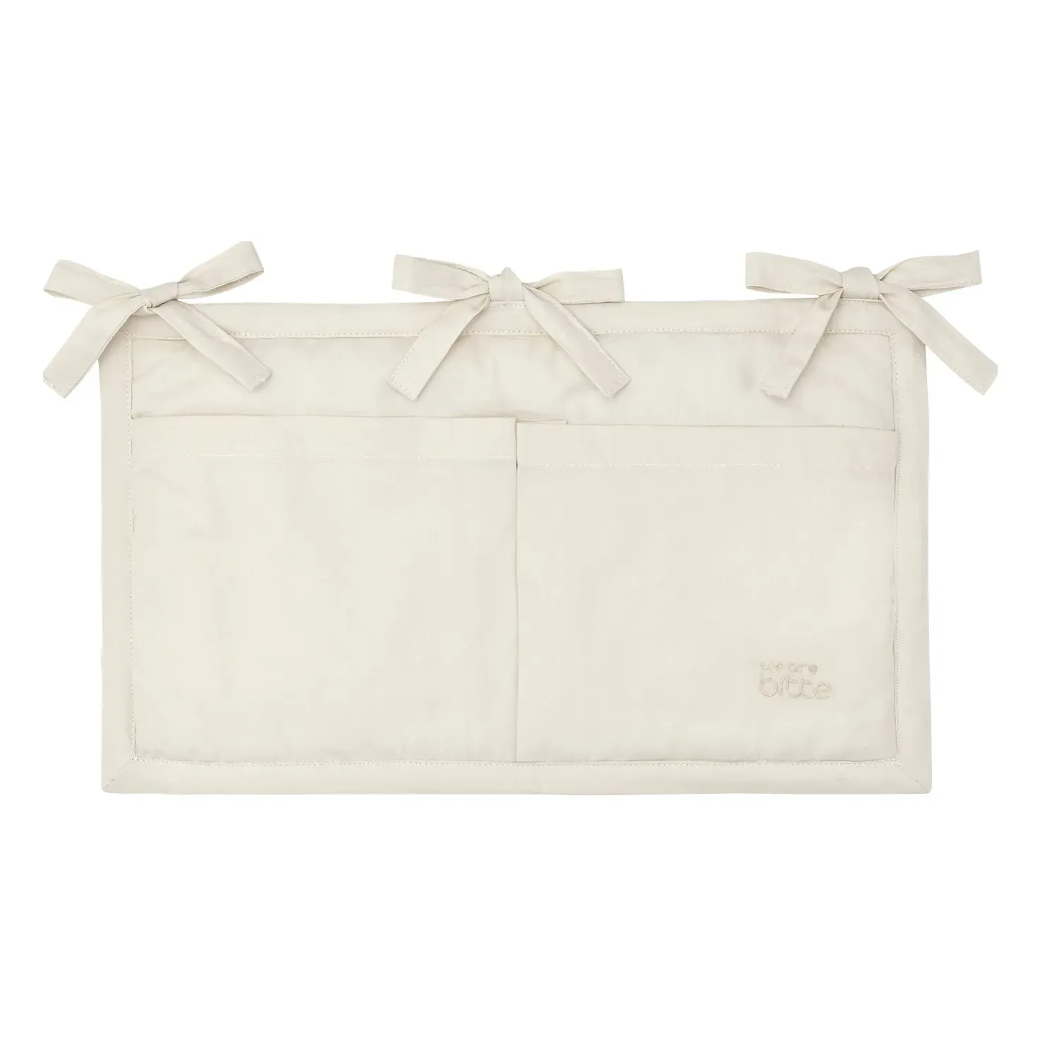 Organic Cotton Crib Bed Pocket - Sand product