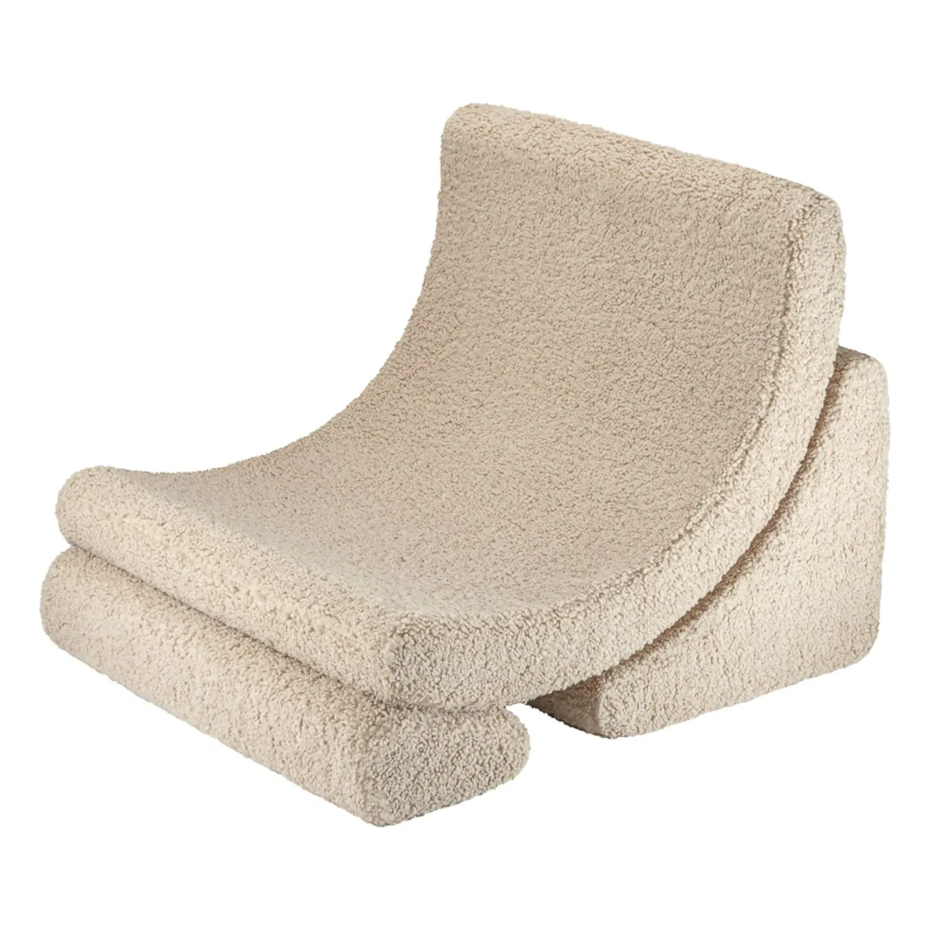Moon Teddy Armchair - Beige, Polyester product