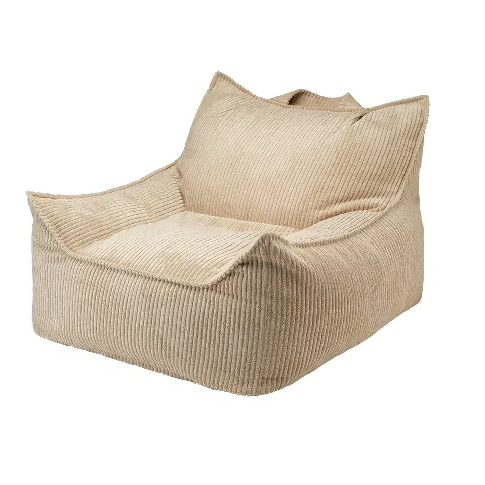 Teen Ribbed Club Armchair - Light Brown, Corduroy product