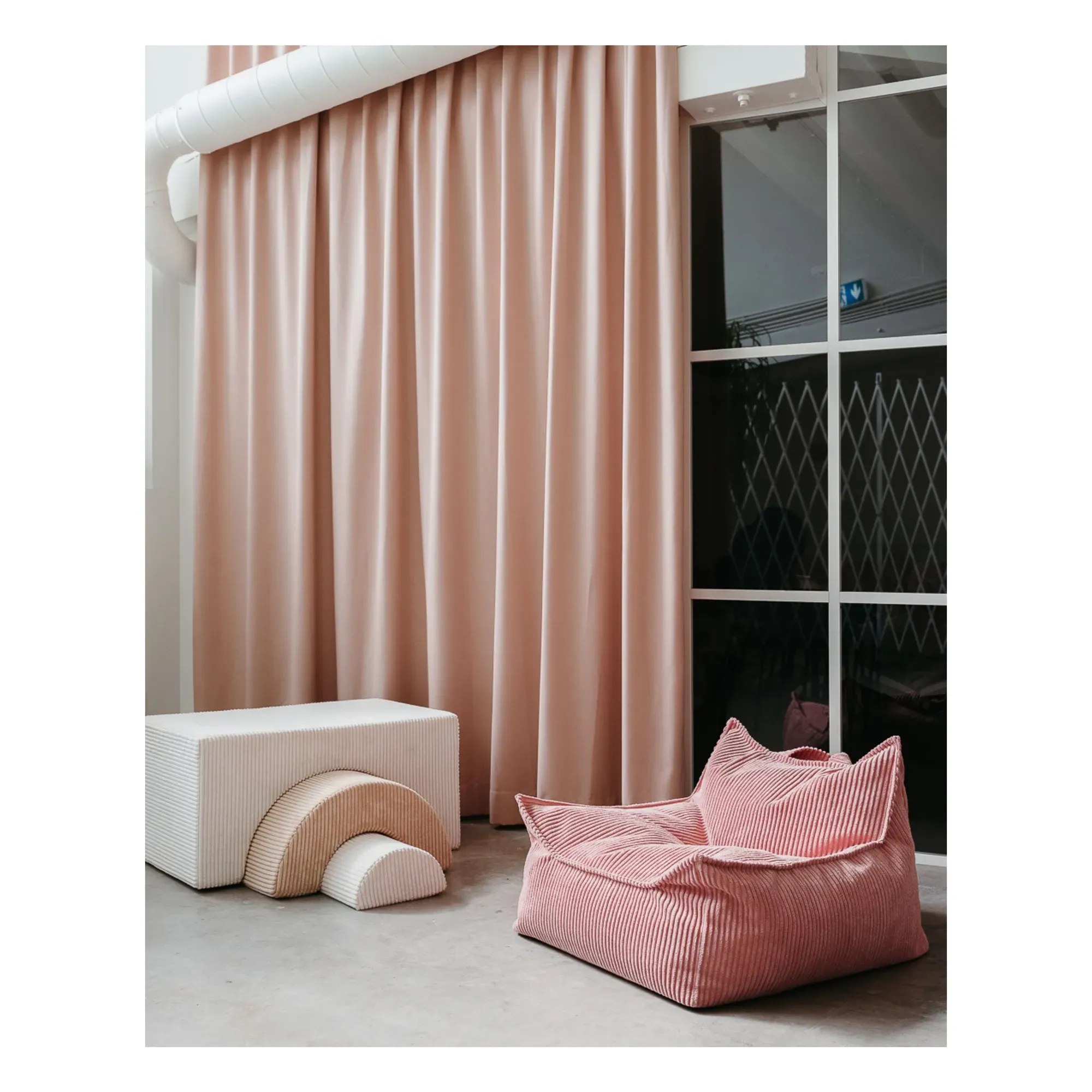 Wigiwama Corduroy Beanbag Chair - Pink alternate view