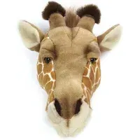 Giraffe Head Wall Mount - Yellow, Polyester alternate view