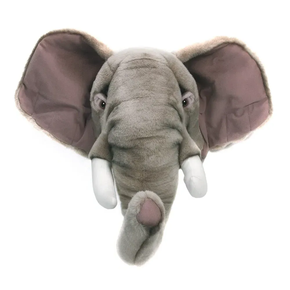 Wild & Soft Elephant Head Wall Mount - Grey product