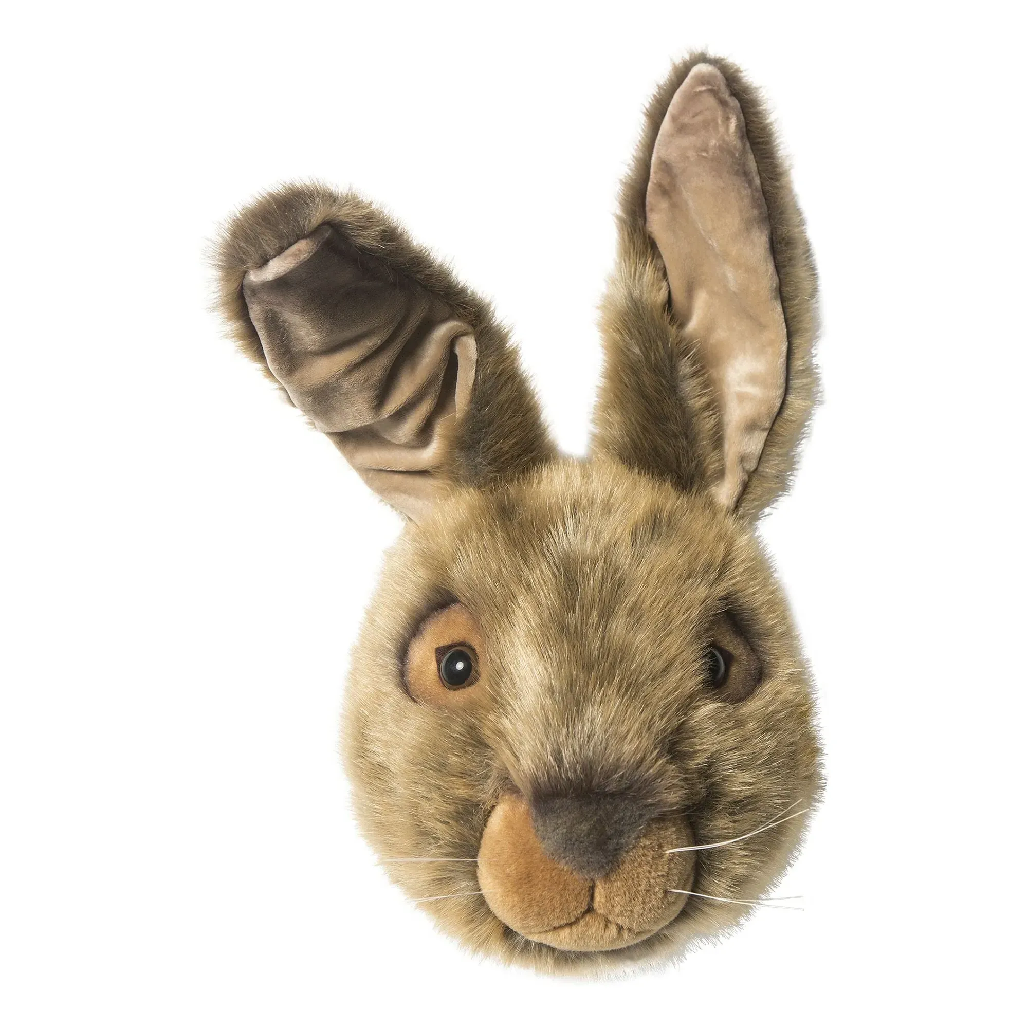 Wild & Soft Hare Wall Trophy - Brown, Polyester product