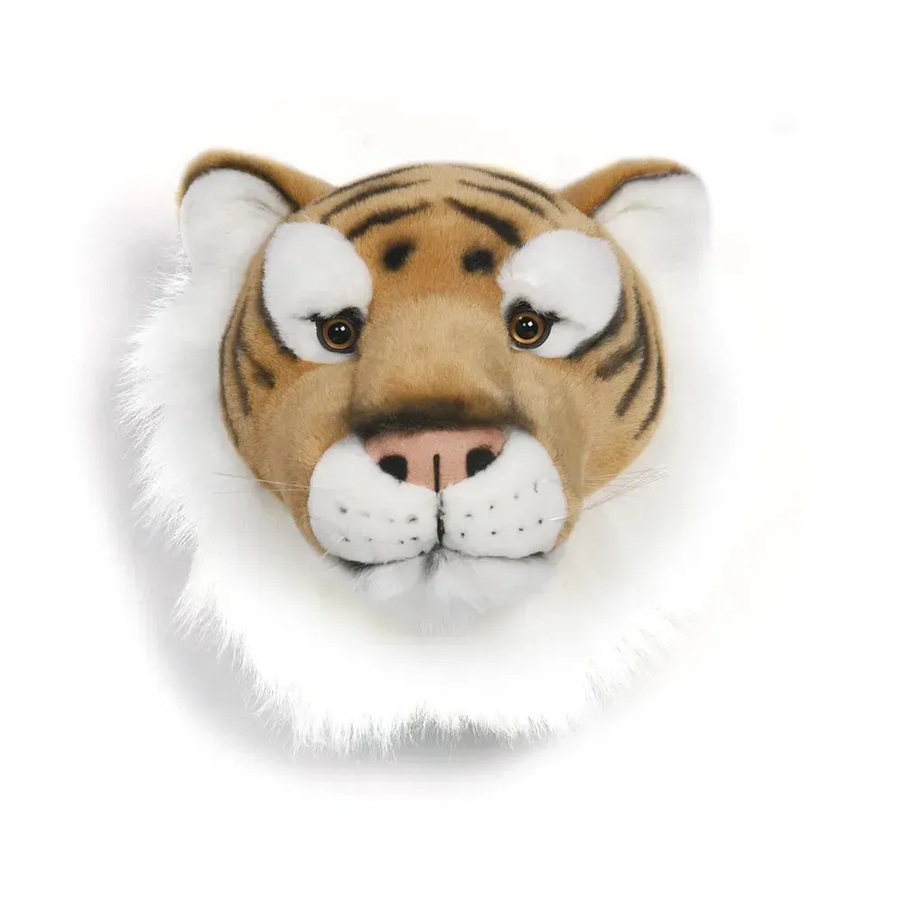 Wild & Soft Tiger Head Wall Mount - Light Brown product