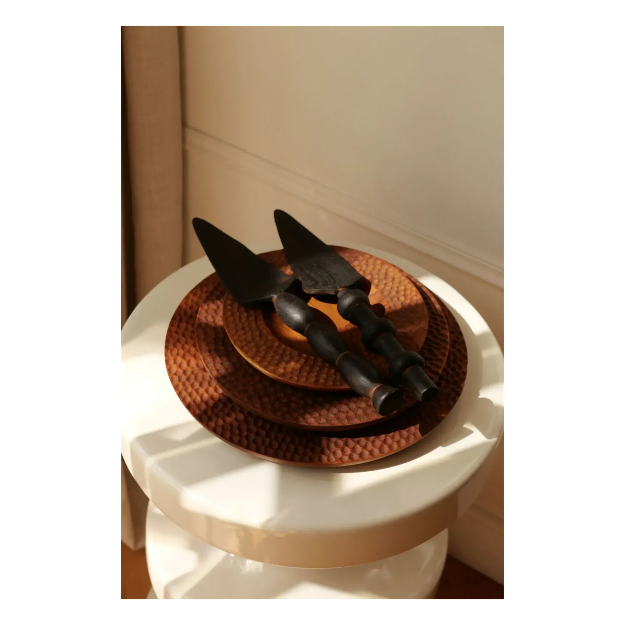 Woodmata Pie Server - Teak alternate view