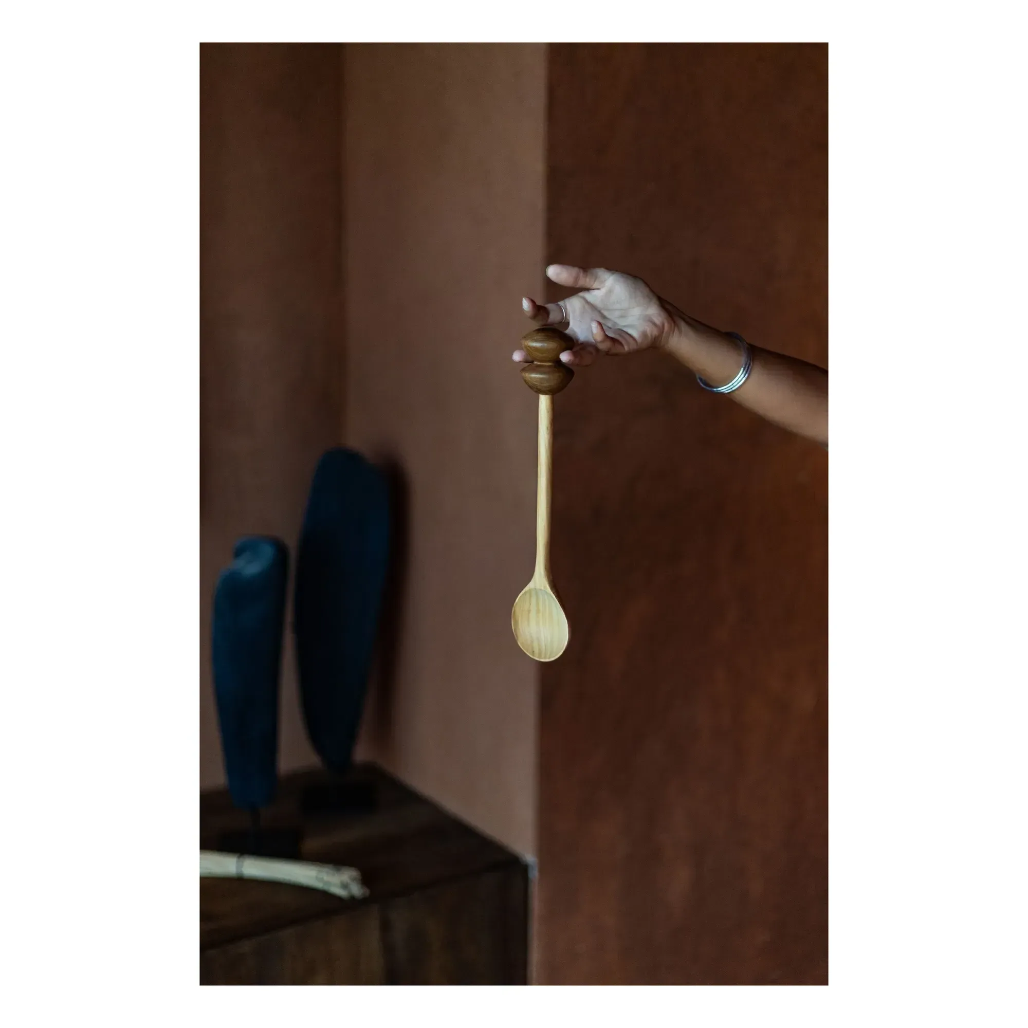 Woodmata Teak Salad Servers - Teak alternate view