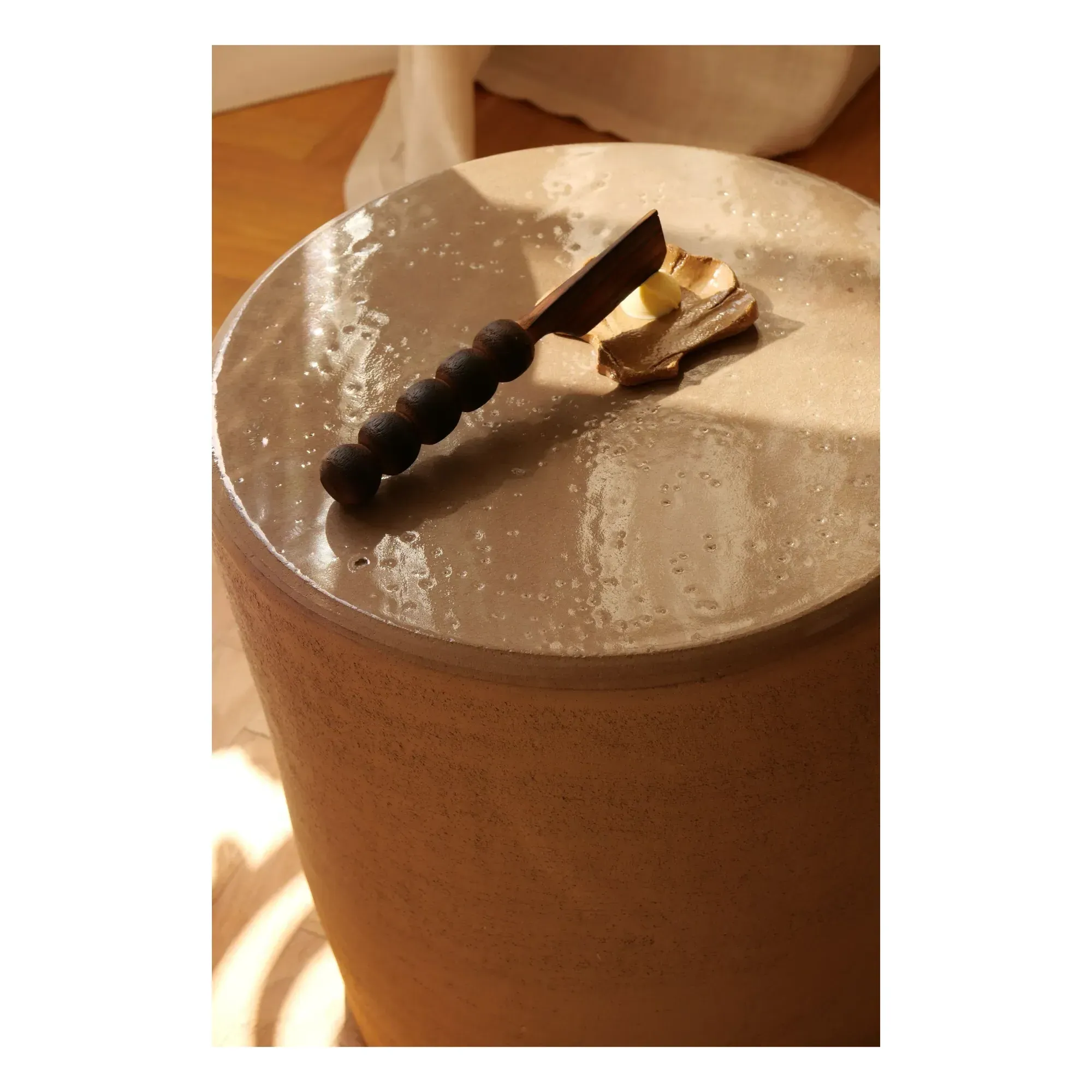 Woodmata Teak Wood Butter Knife - Burnt Teak product