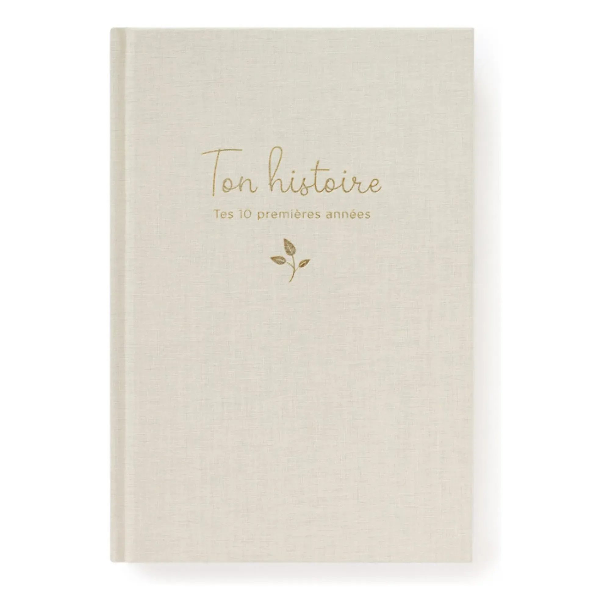 First 10 Years Souvenir Memory Book - Natural, Canvas product