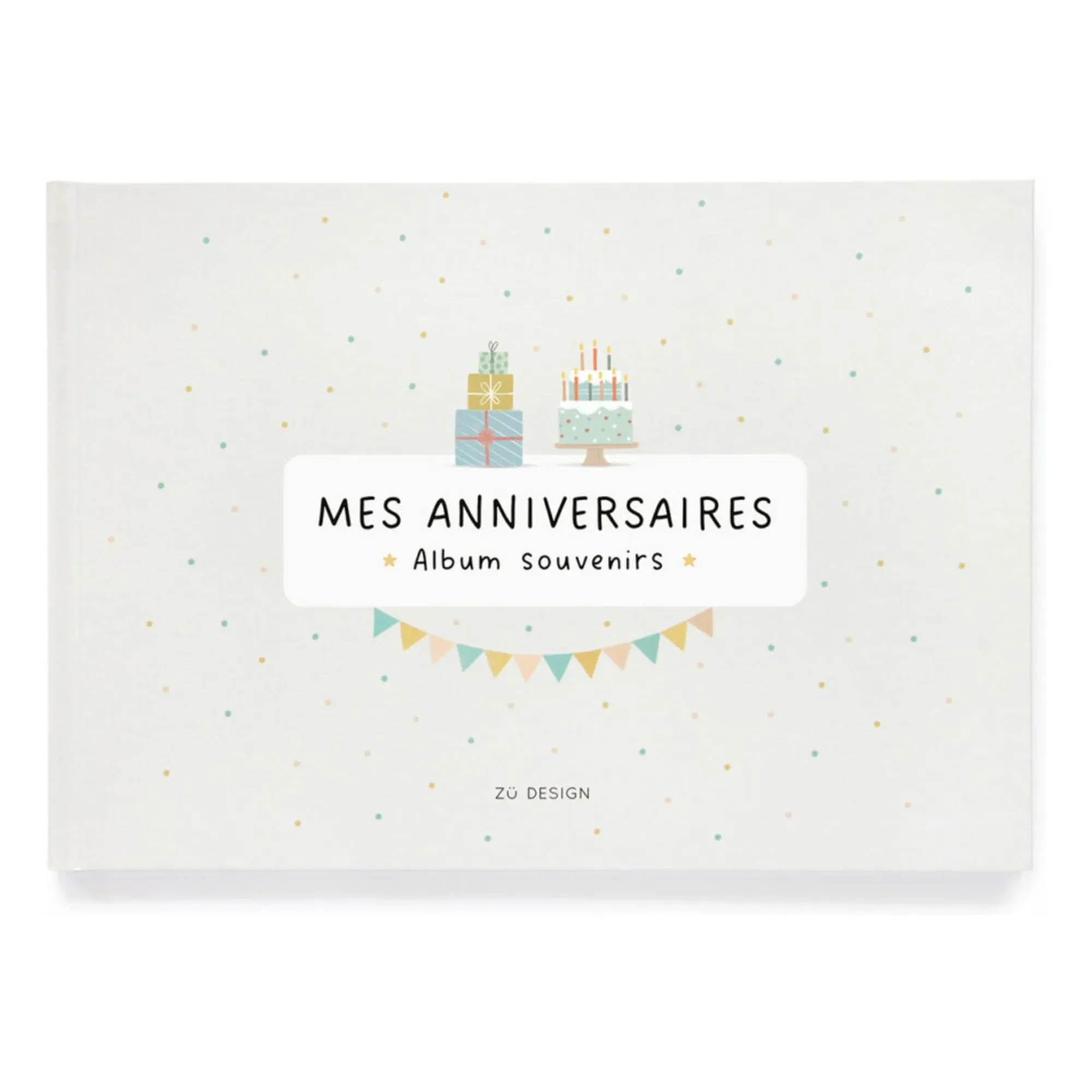 Mes Anniversaires Souvenir Birthday Memory Book - Ecru product