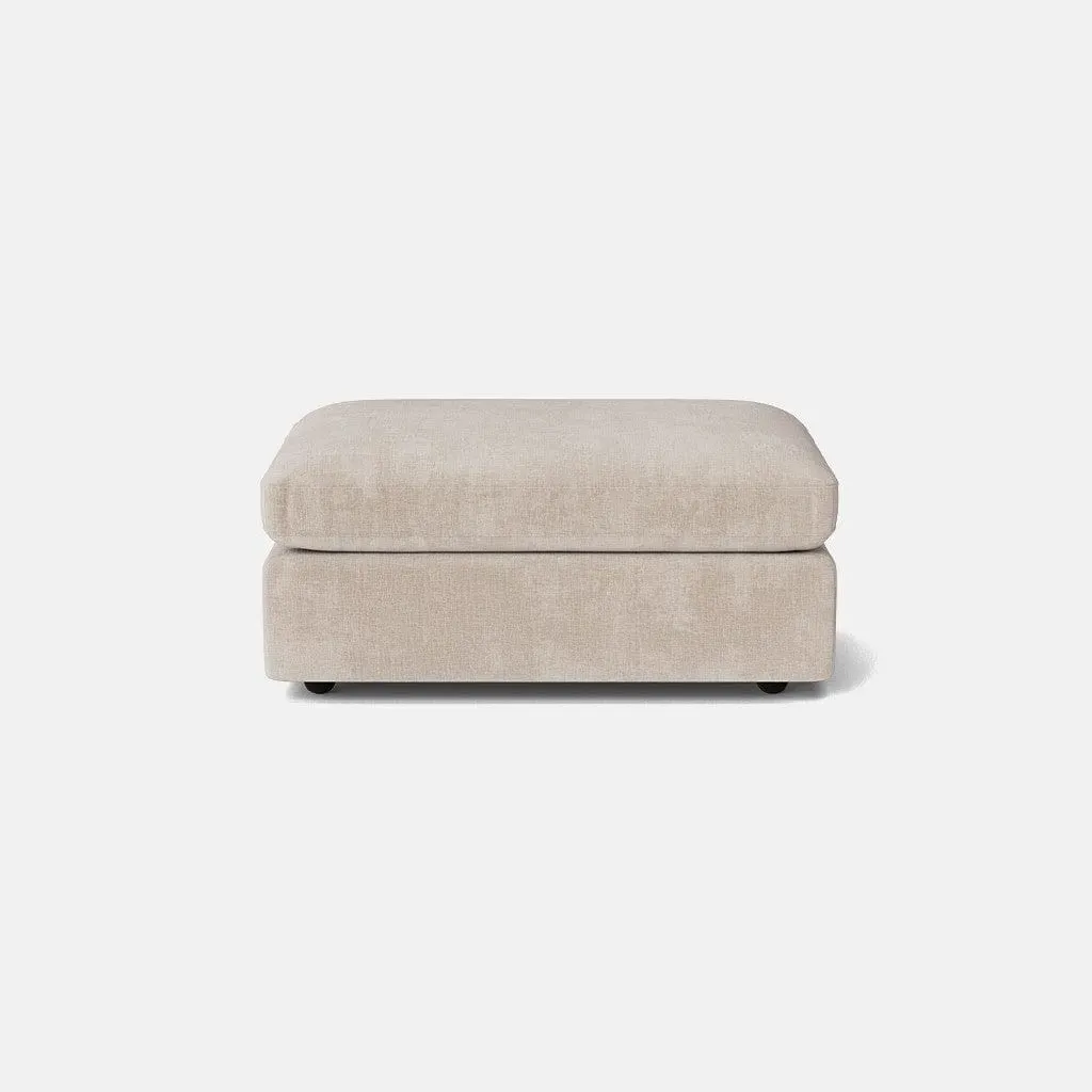Berkeley Footstool - Porcelain, Chenille product