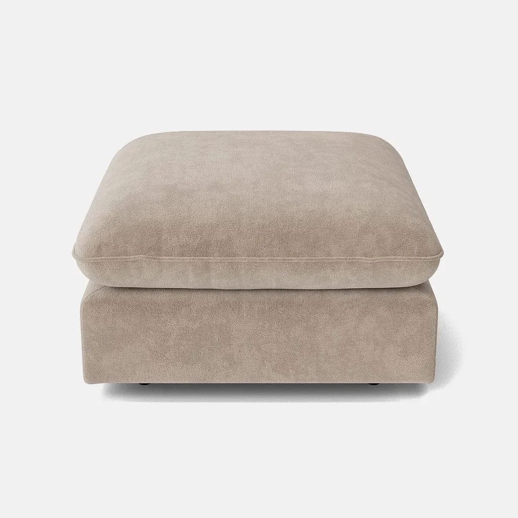 Berlin Footstool - Sand Dune, Chenille product
