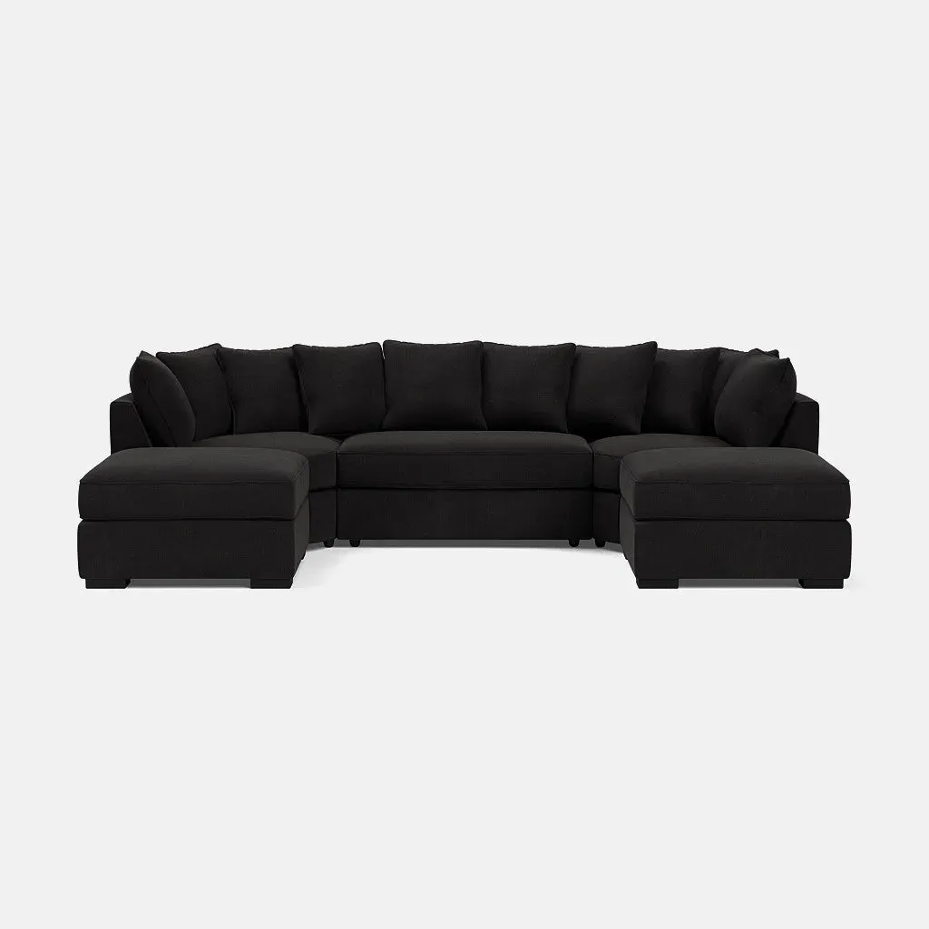 Bishop U-Shape Corner Sofa - Roof Top, Chenille product